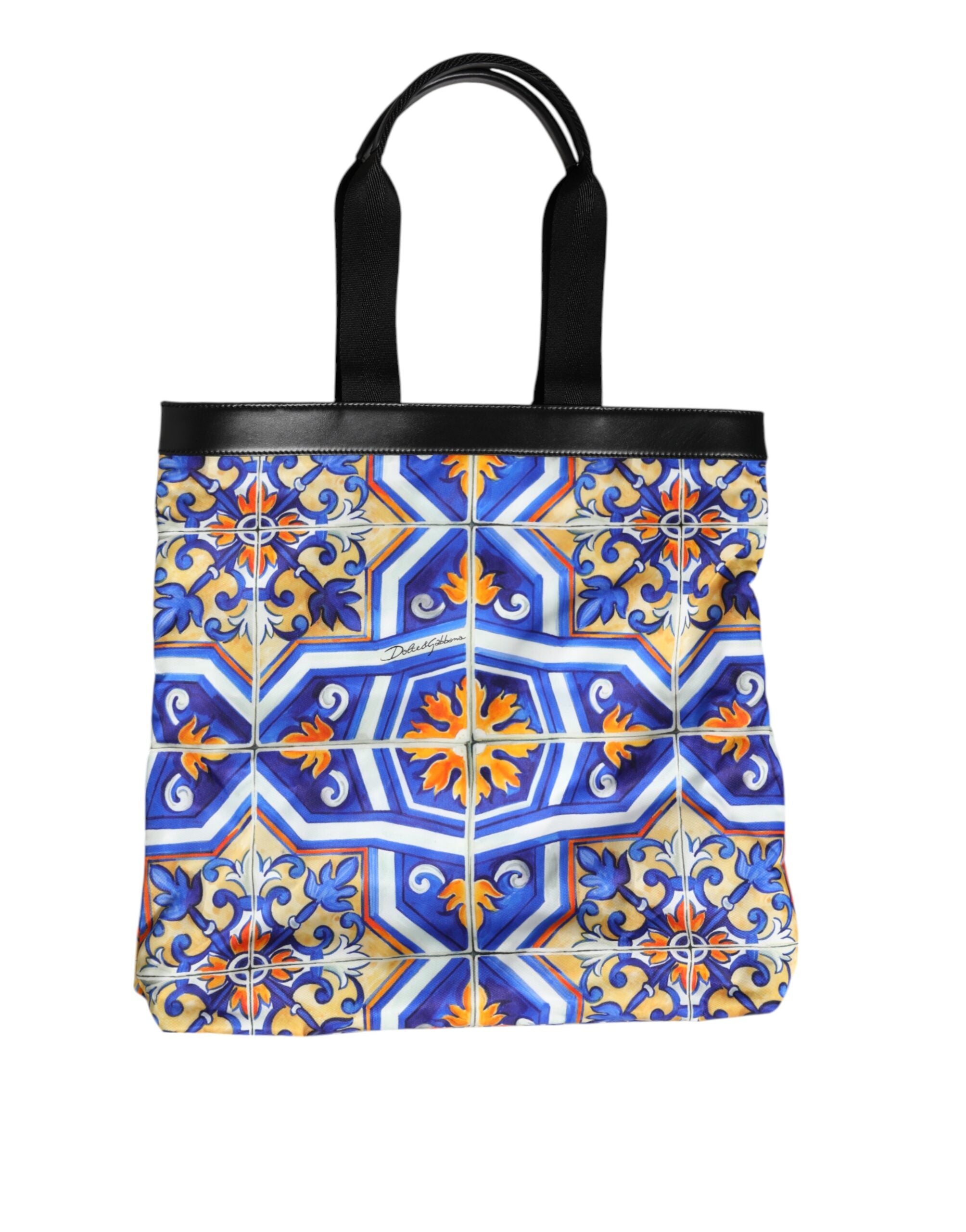 Dolce &amp; Gabbana Bolsa com alça de ombro com estampa maiolica multicolorida