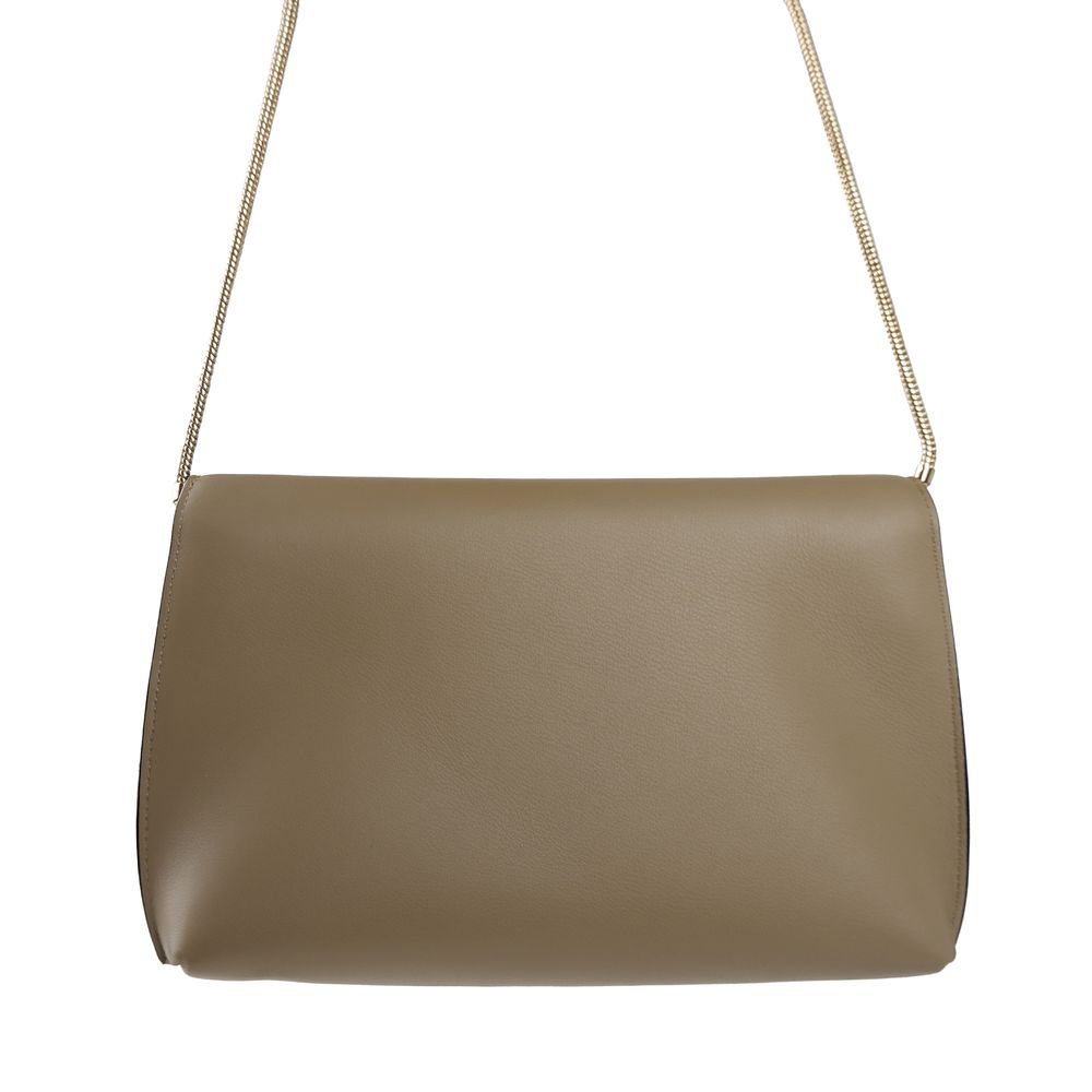 Bolso bandolera Giada de piel beige