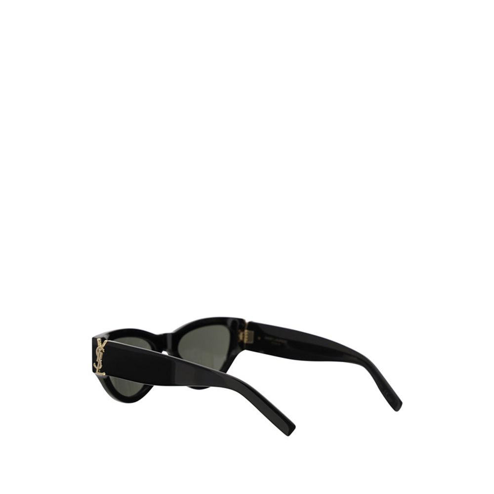 Óculos de Sol Saint Laurent em Acetato Preto