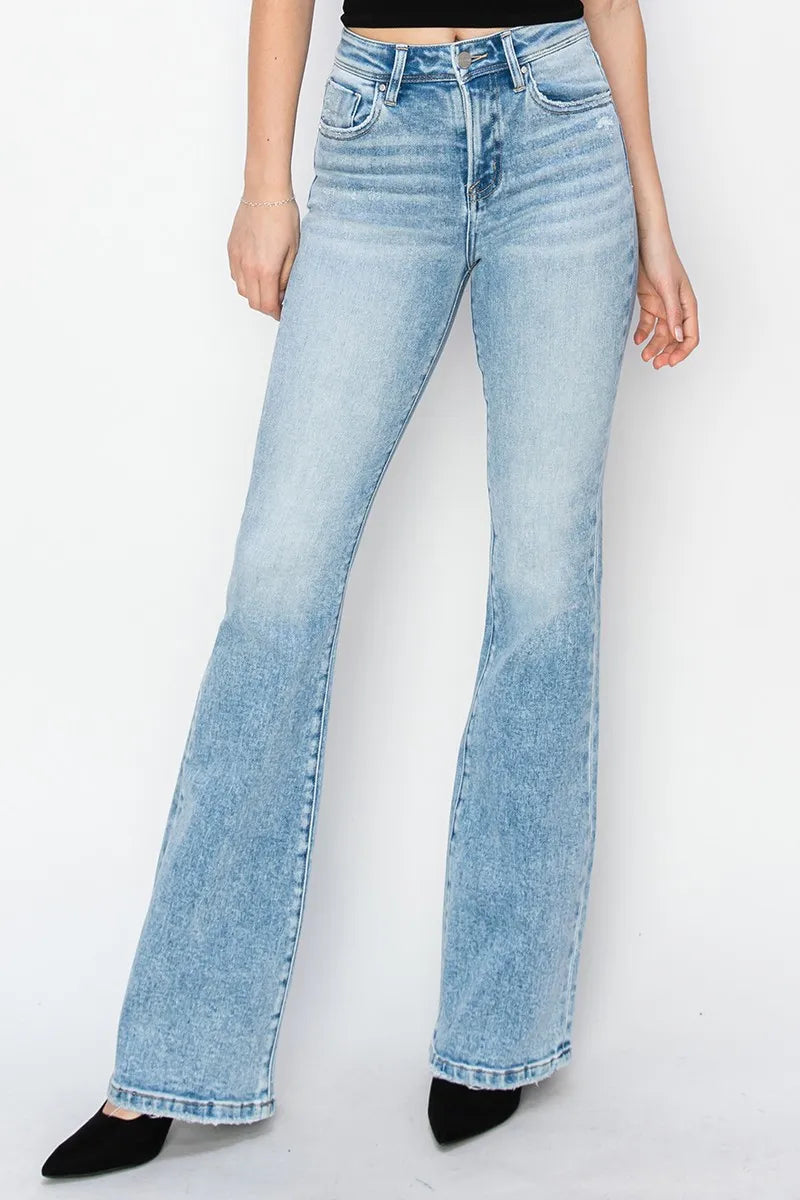 RISEN boot cut High Rise Jeans - MaraFormigone
