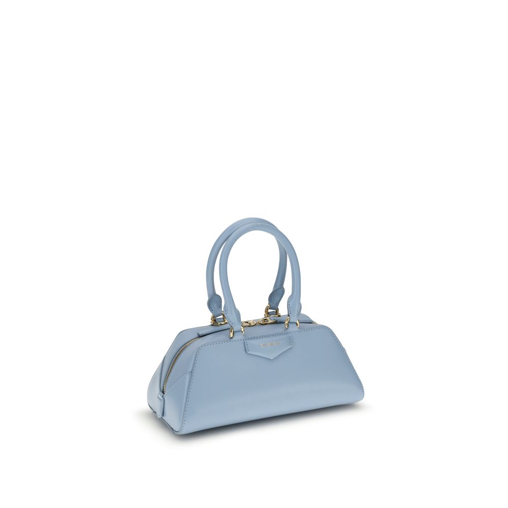 Givenchy Light Blue Calf Leather Bos Taurus Handbag
