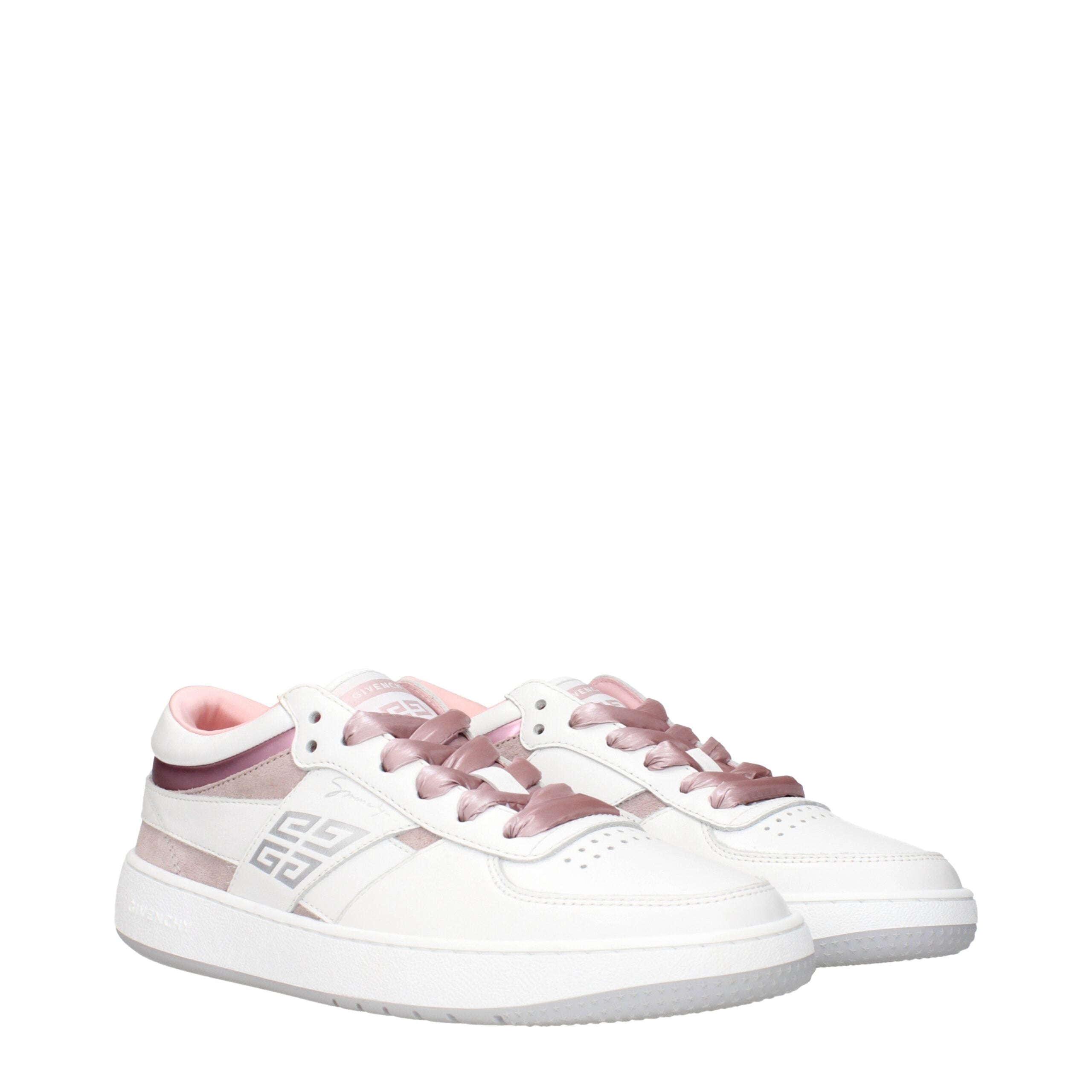 Givenchy White Leather Low Top Sneakers