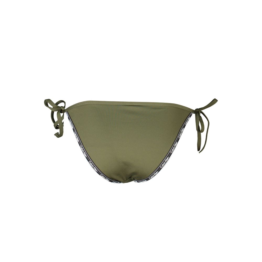 Calvin Klein Verde Polyester Woman Swim Brief