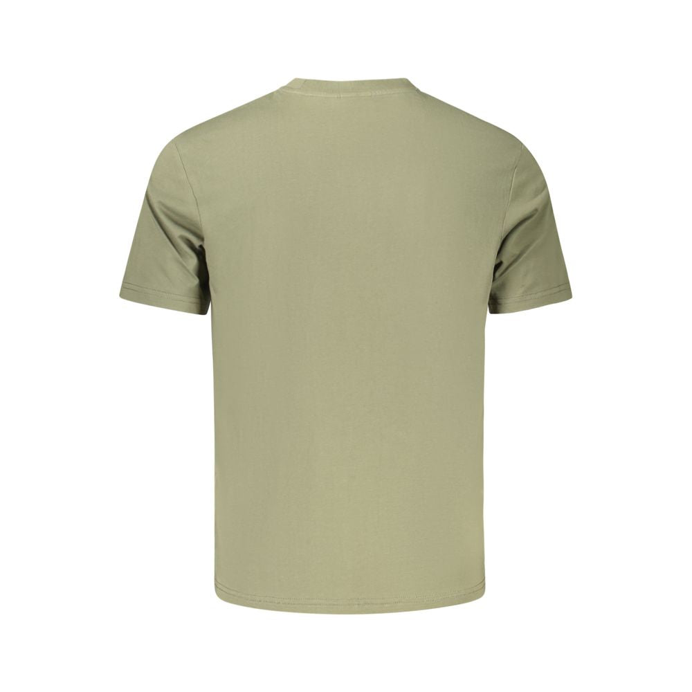 Napapijri Verde Cotton Men T-Shirt