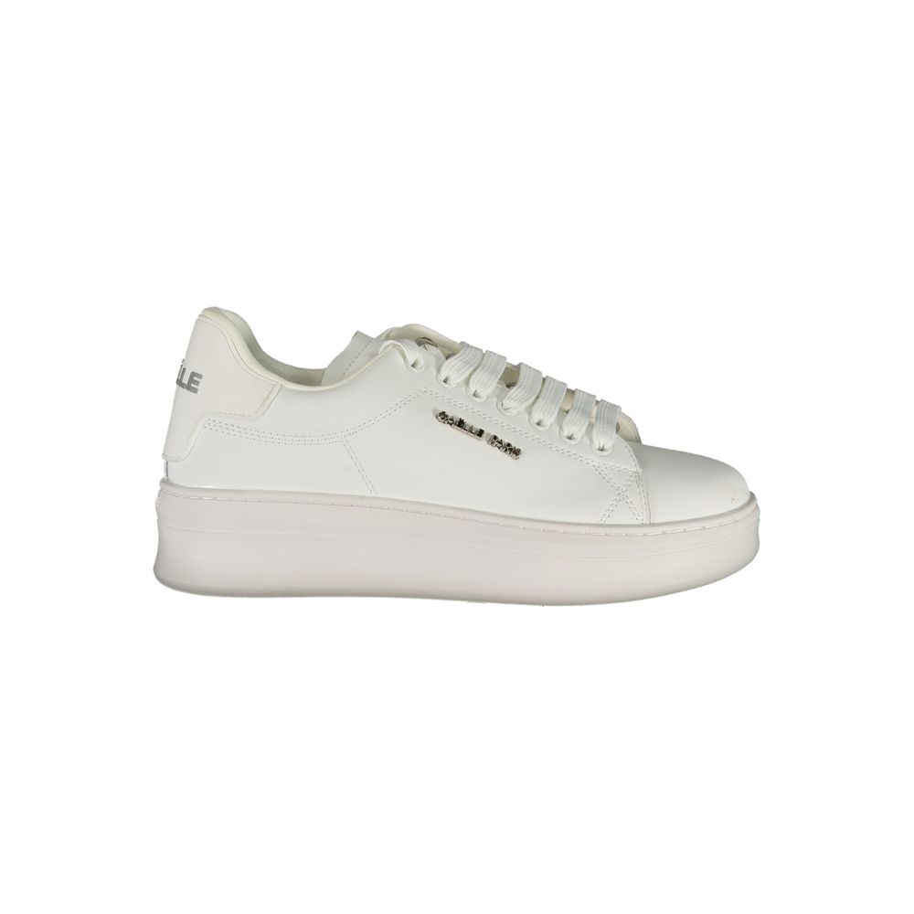 Gaelle Paris Bianco Poliuretano Women Sneaker