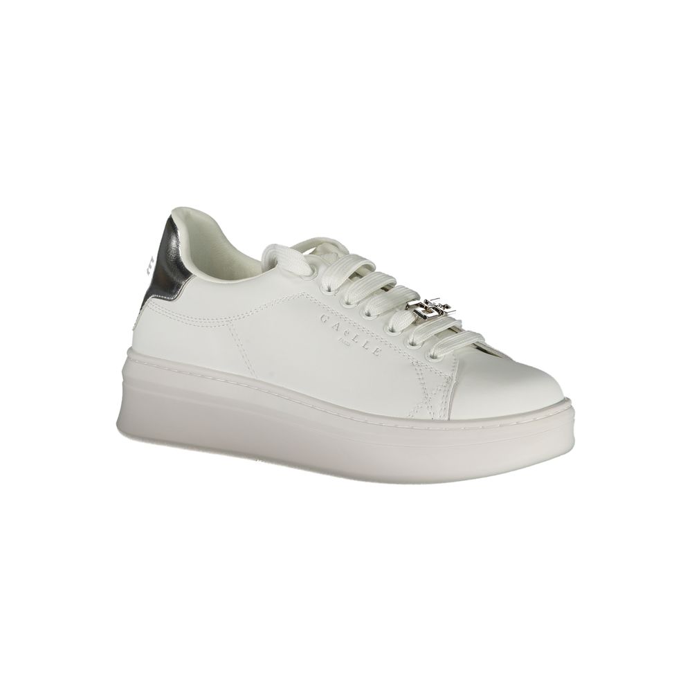 Gaelle Paris Bianco Poliuretano Women Sneaker