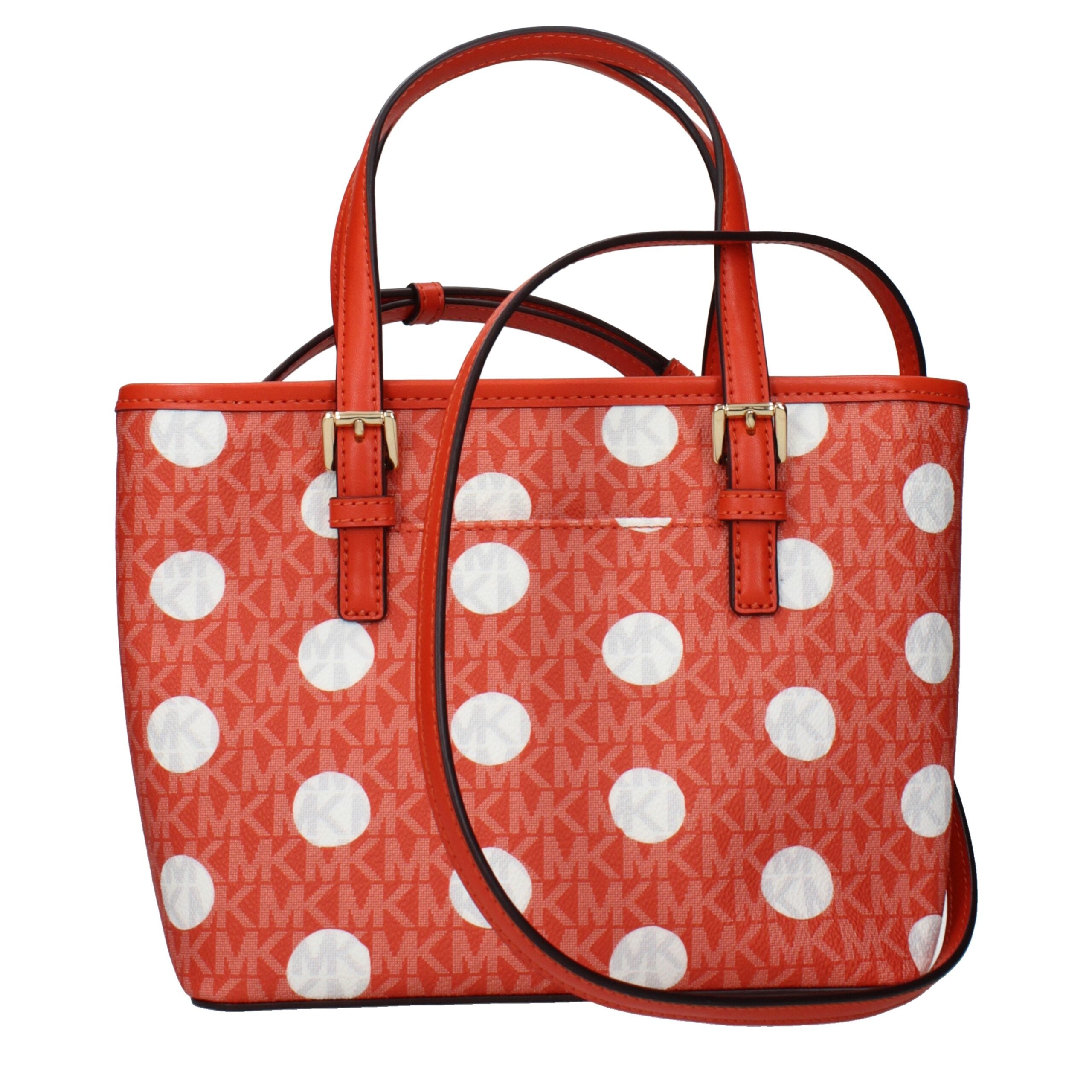 Michael Kors Orange Fabric Handbag