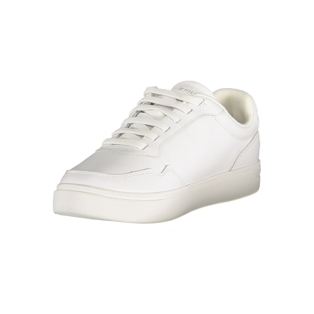 Tommy Hilfiger White Leather Women Sneaker