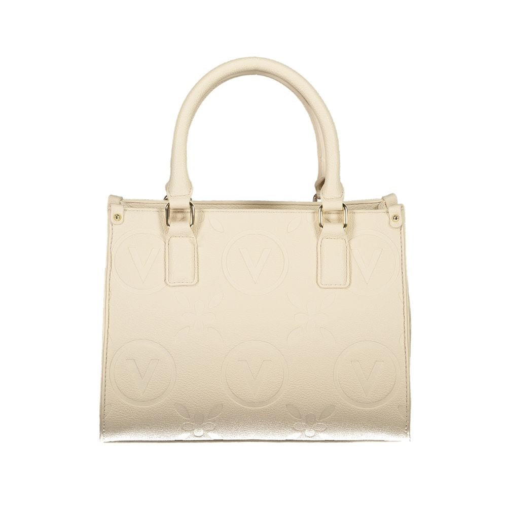 Mario Valentino Beige Polyurethane Women Handbag