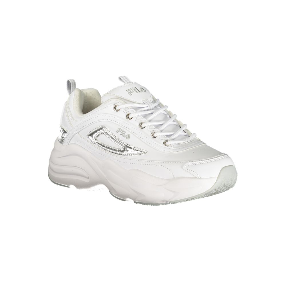 Fila White Polyurethane Women Sneaker