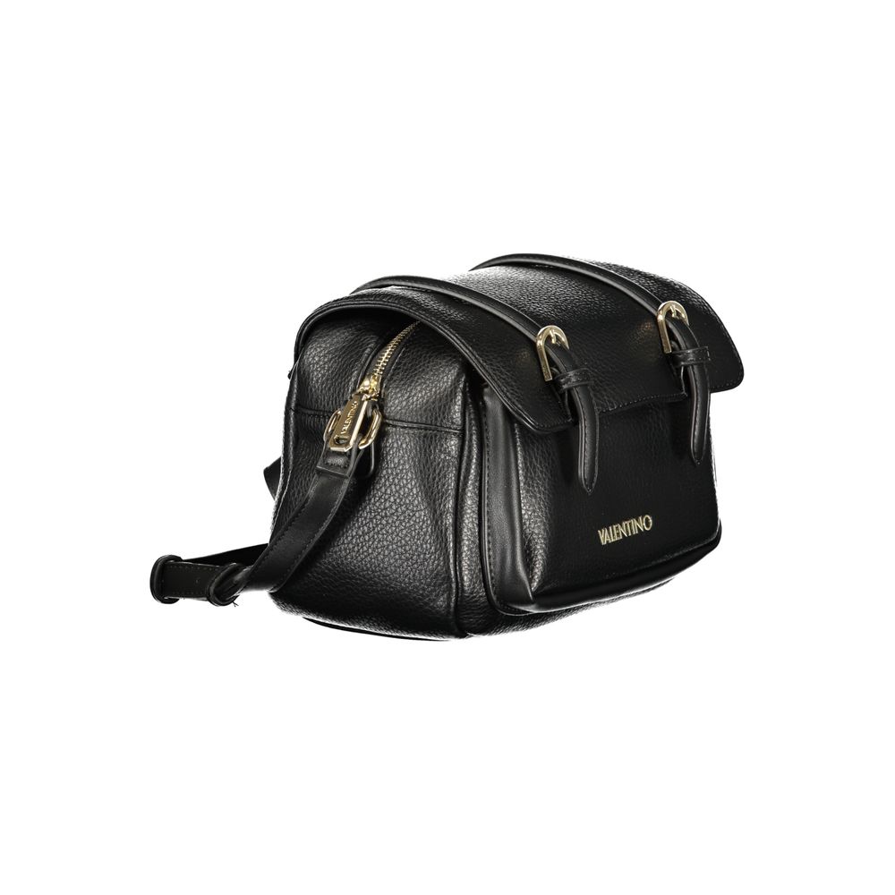 Mario Valentino Black Polyurethane Women Shoulder Bag
