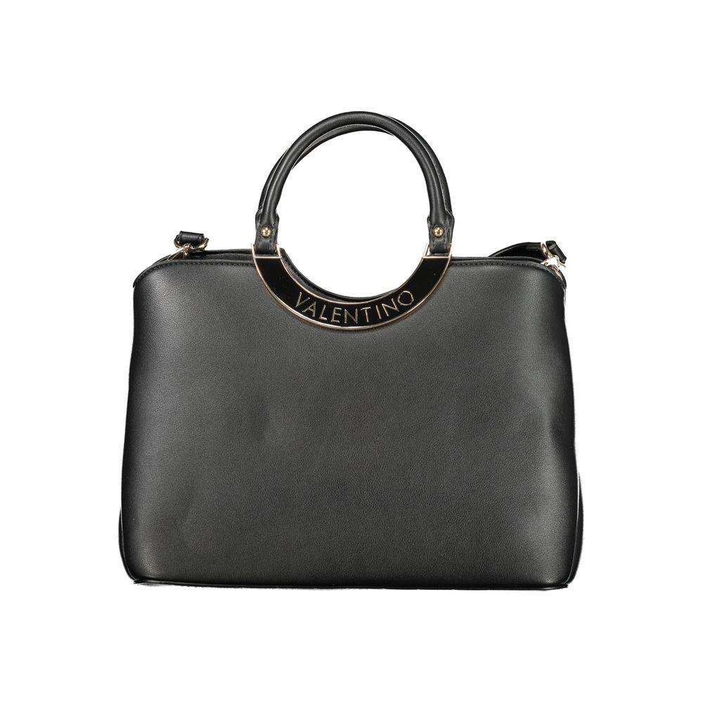 Mario Valentino Black Polyurethane Women Handbag