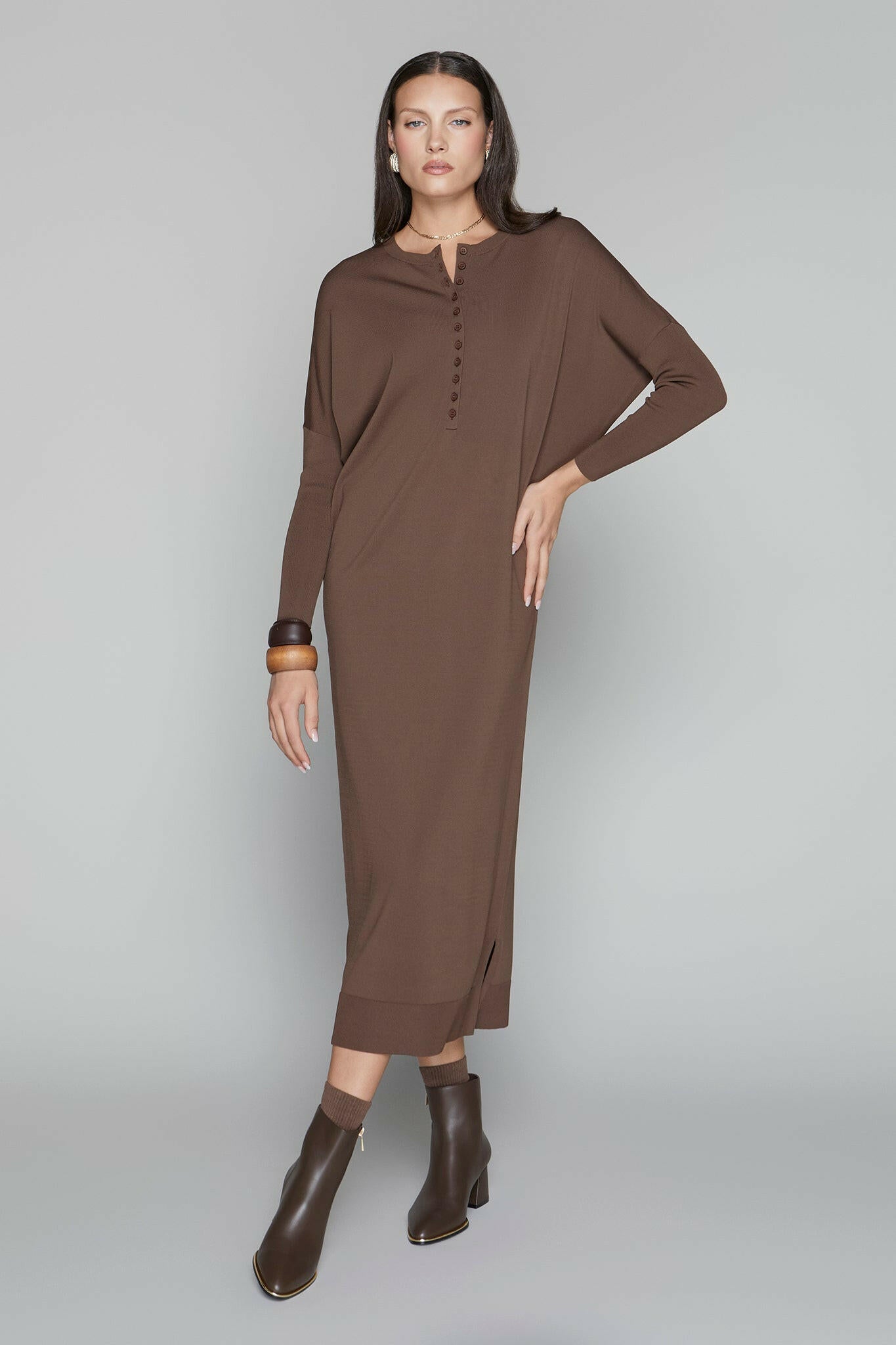 Wren Dress in Walnut Apparalel