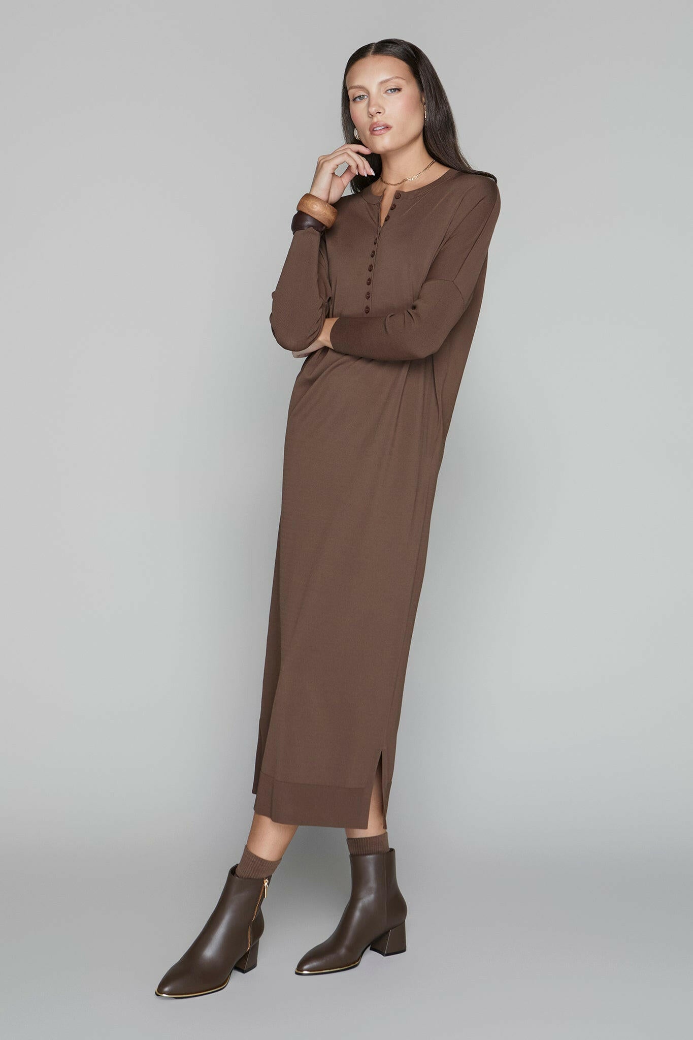 Wren Dress in Walnut Apparalel