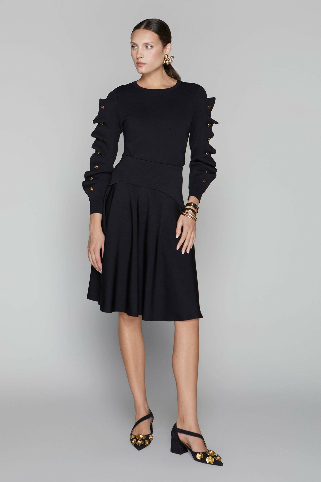 Brighton Skirt in Black Apparalel