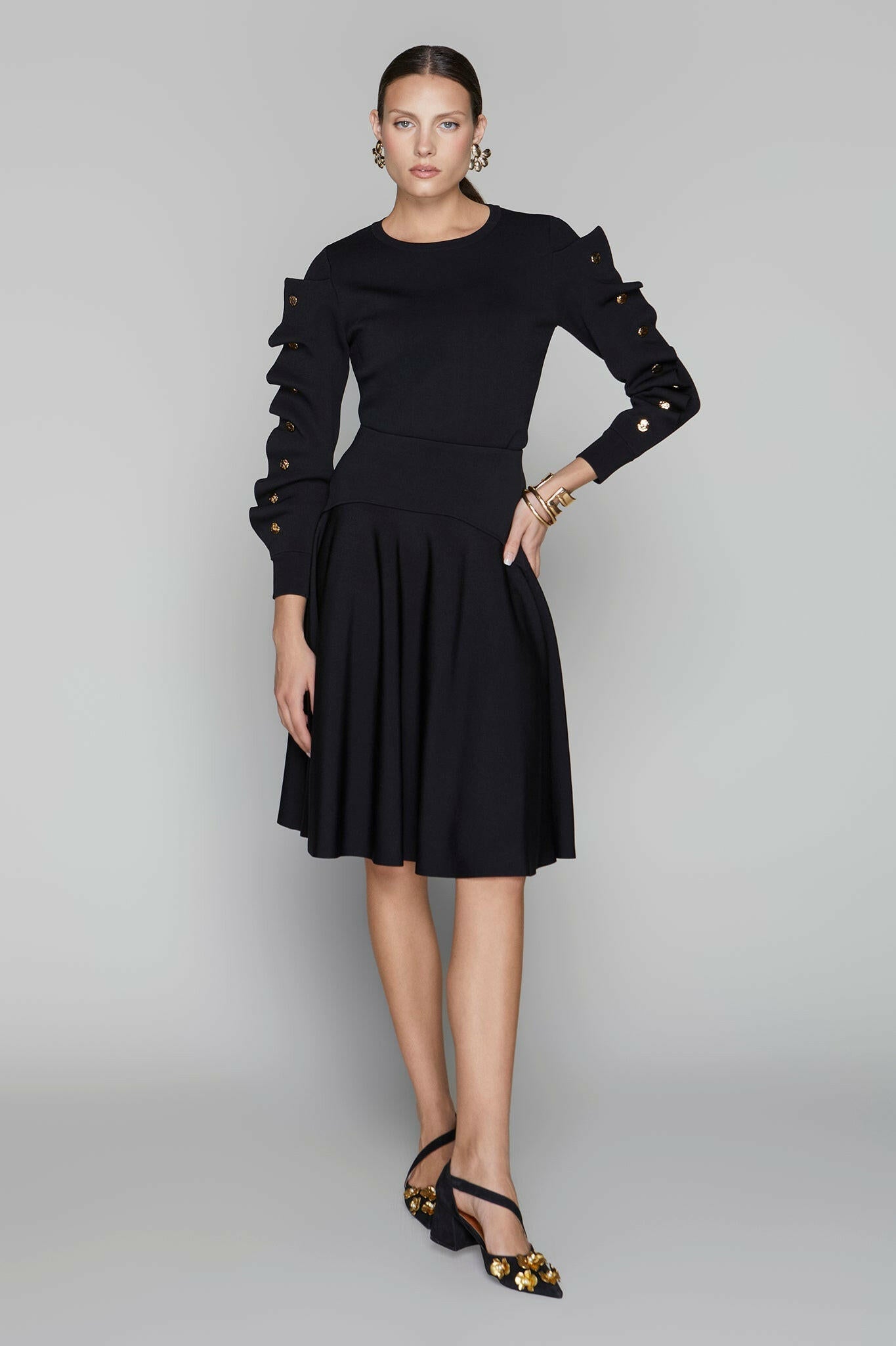 Brighton Skirt in Black Apparalel