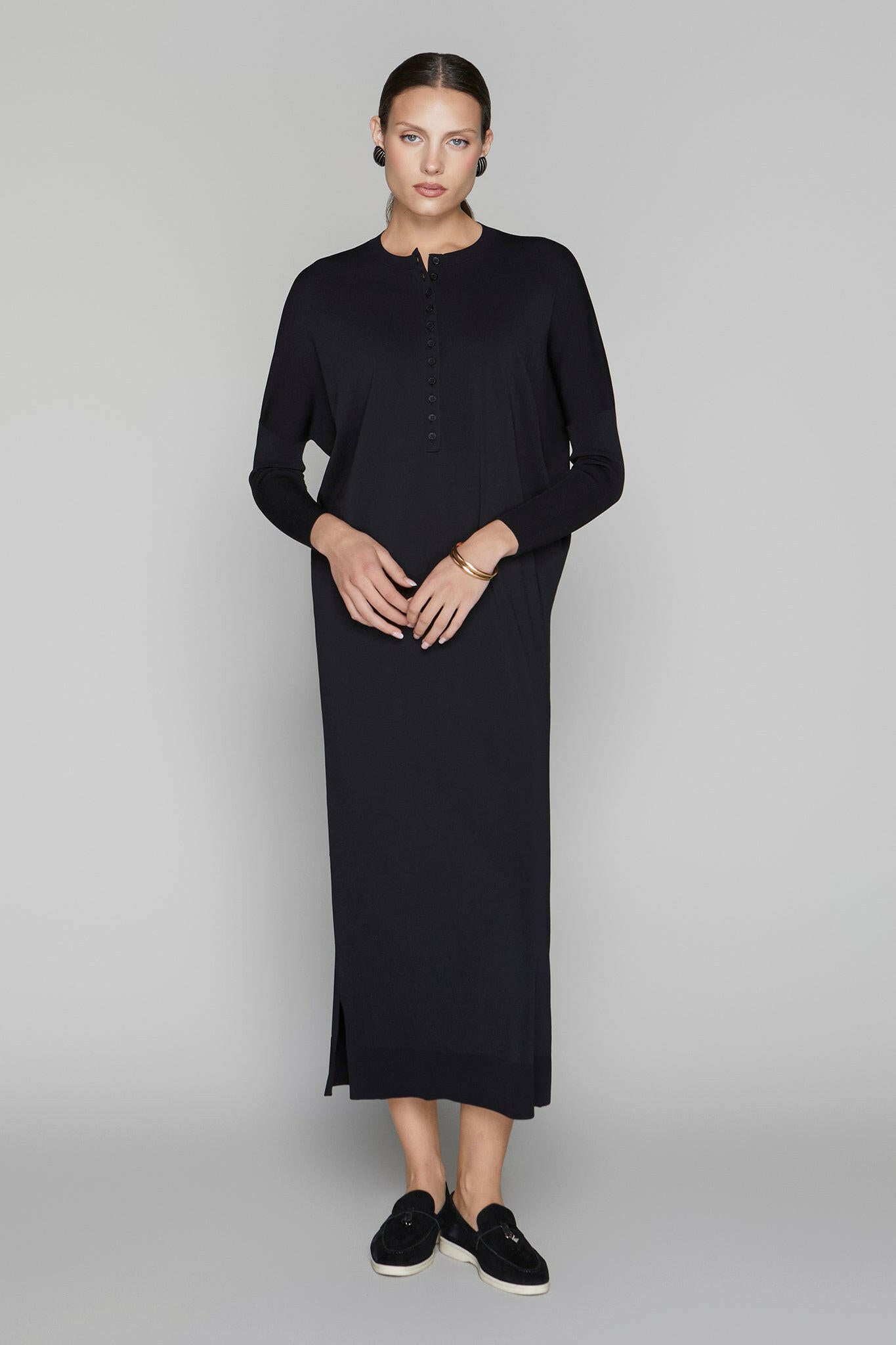 Wren Dress in Black Apparalel