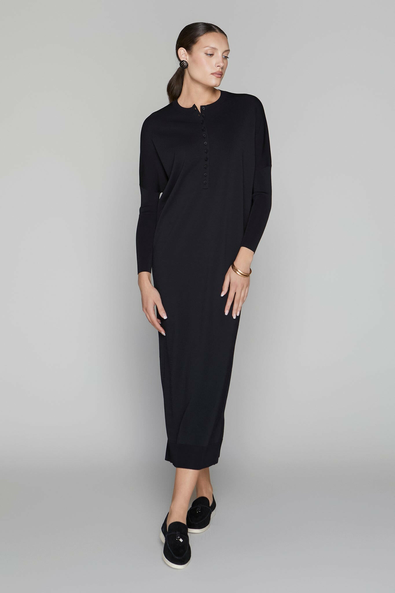 Wren Dress in Black Apparalel