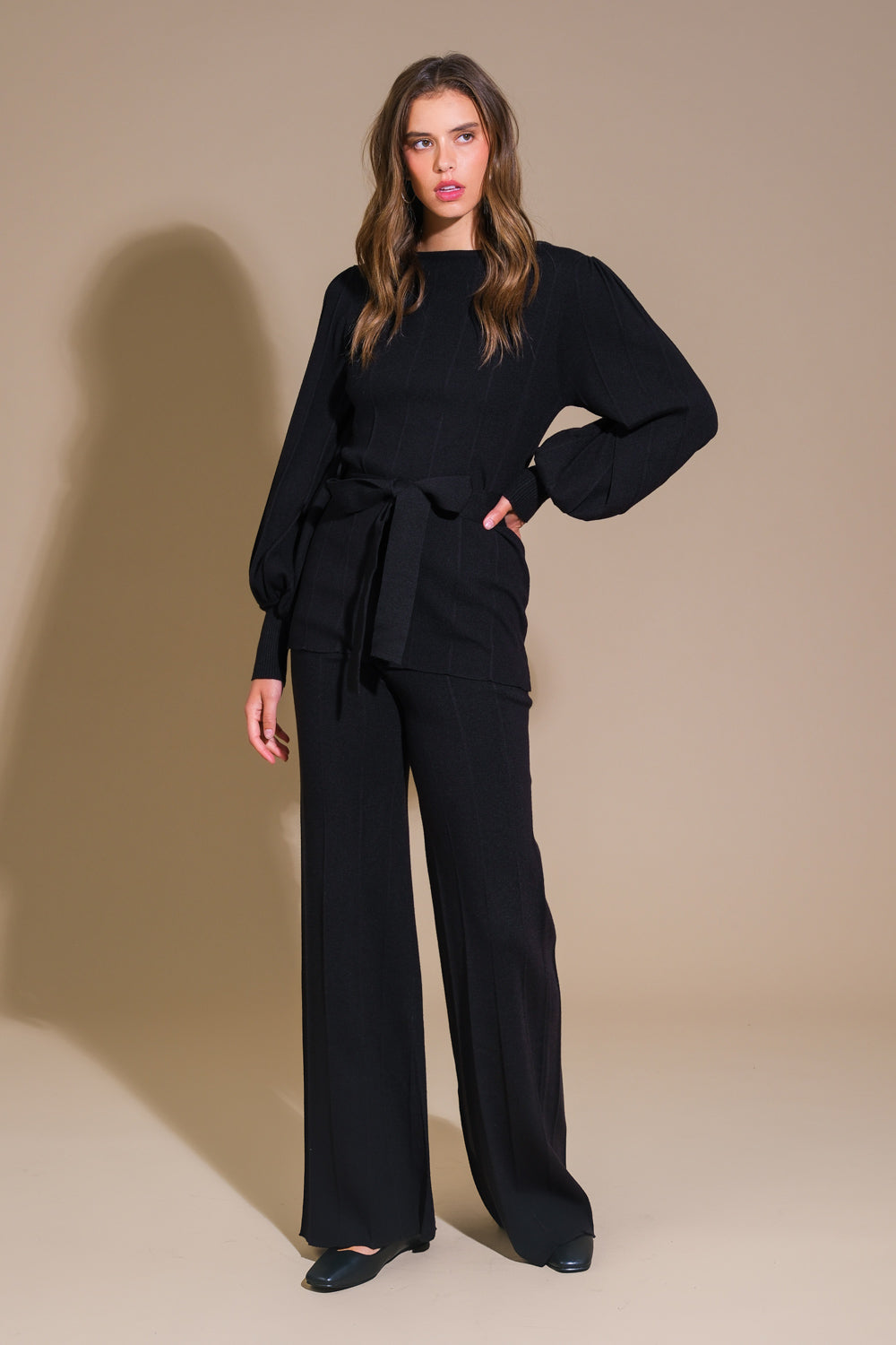 Sorria quando estiver triste com este conjunto de blusa e calça.