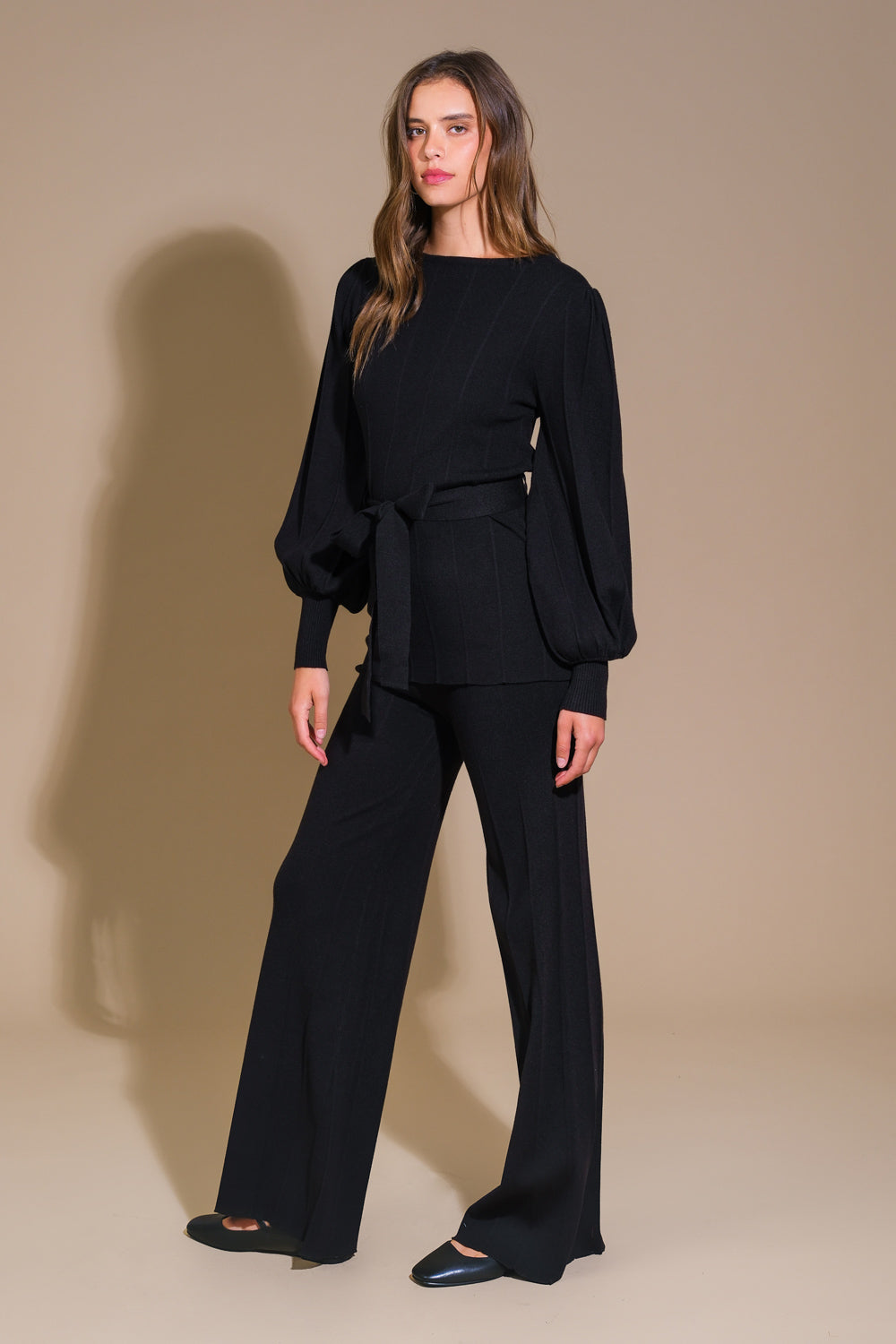 Sorria quando estiver triste com este conjunto de blusa e calça.