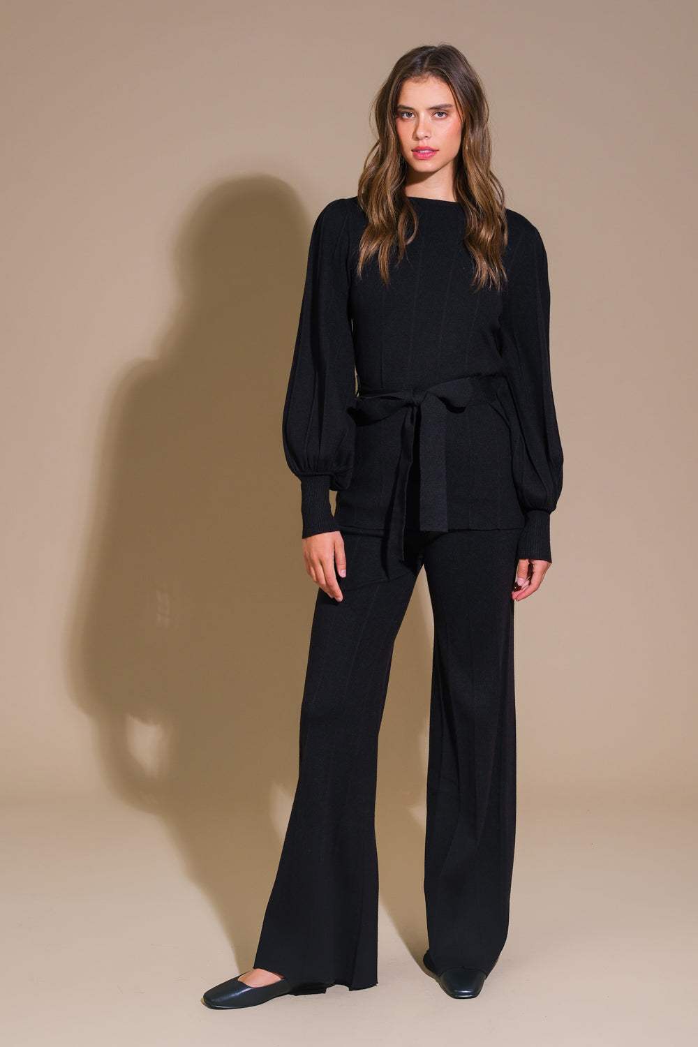 Sorria quando estiver triste com este conjunto de blusa e calça.