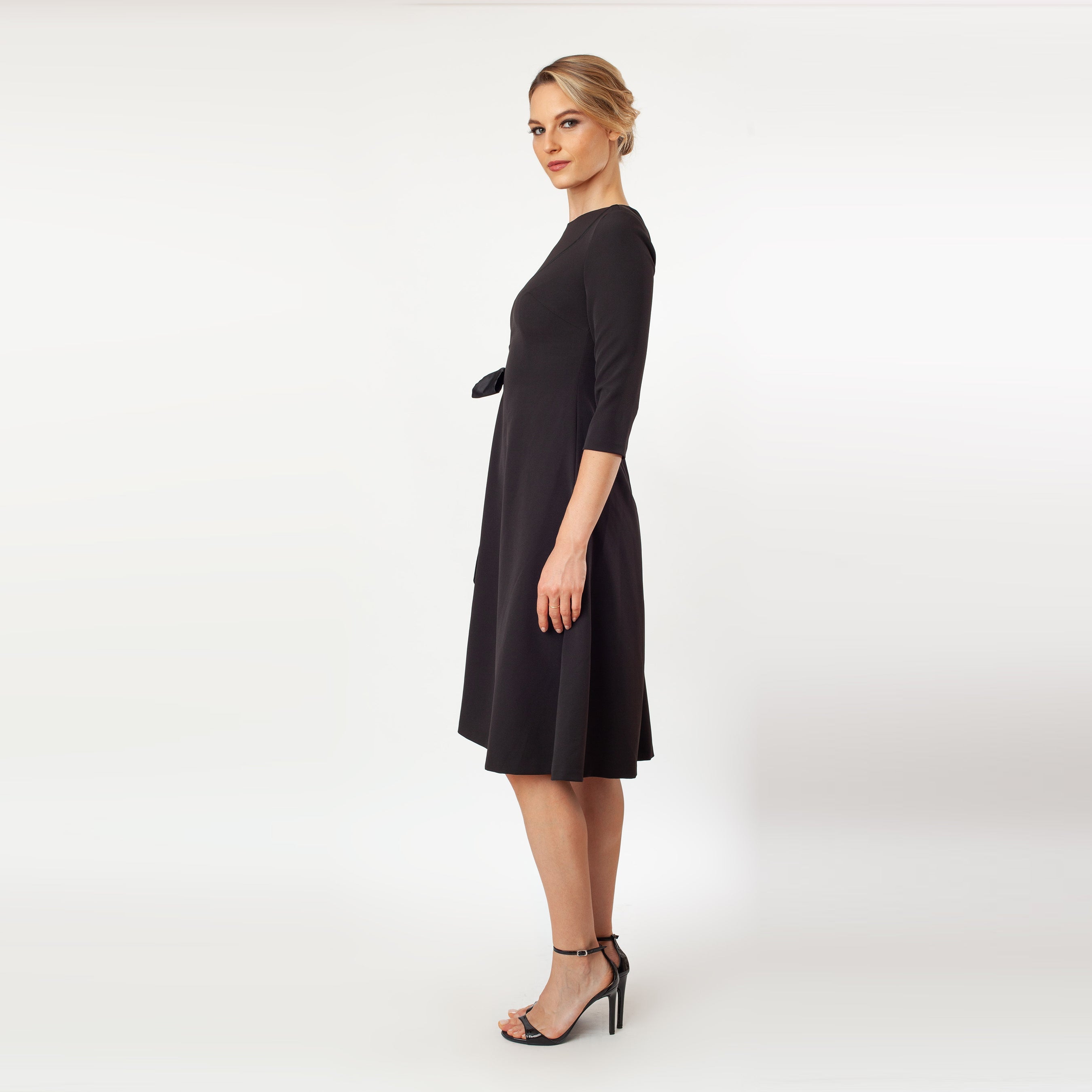 T-Length Side Tie Dress - MaraFormigone