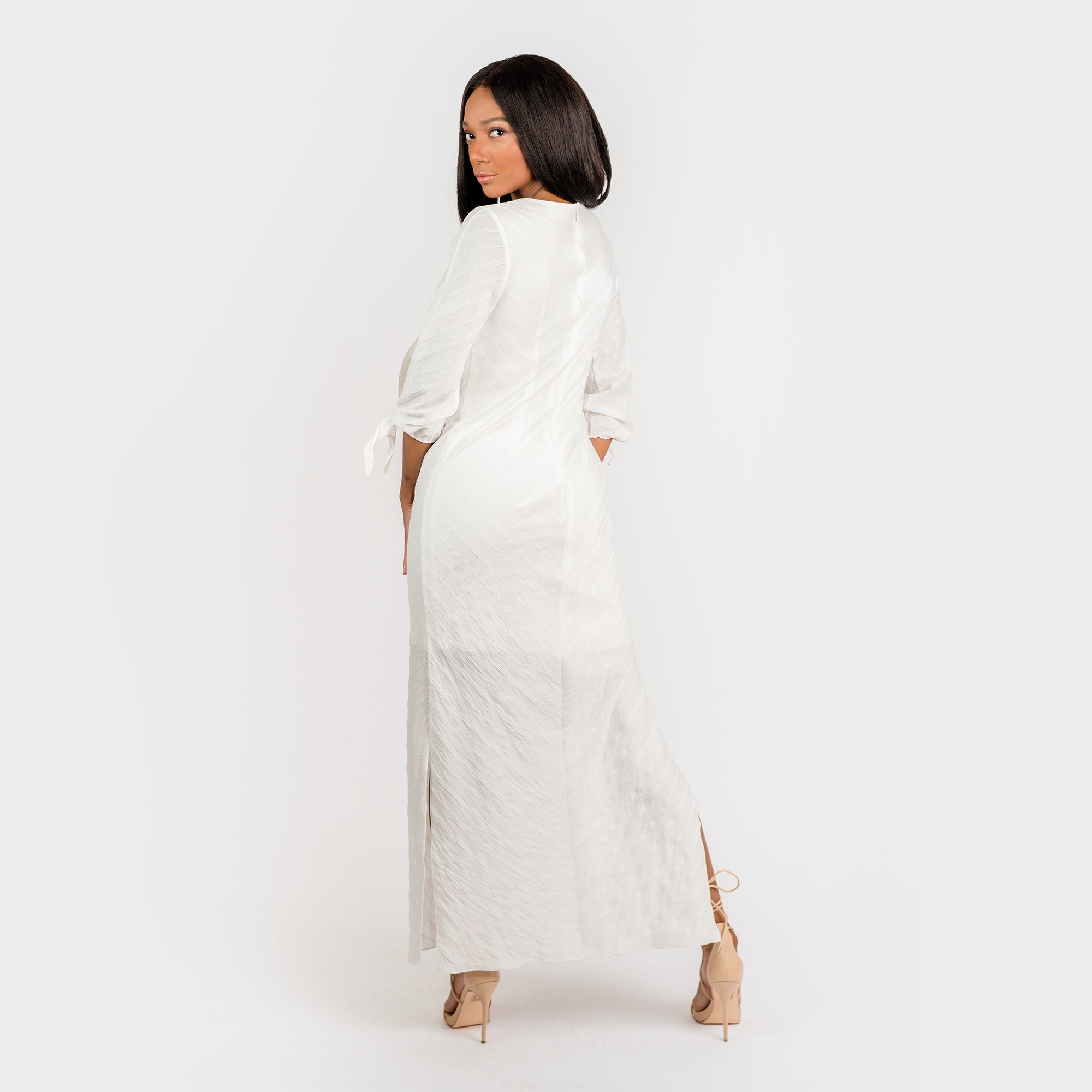 The Knotted Sleeve Side Slit Classic - MaraFormigone