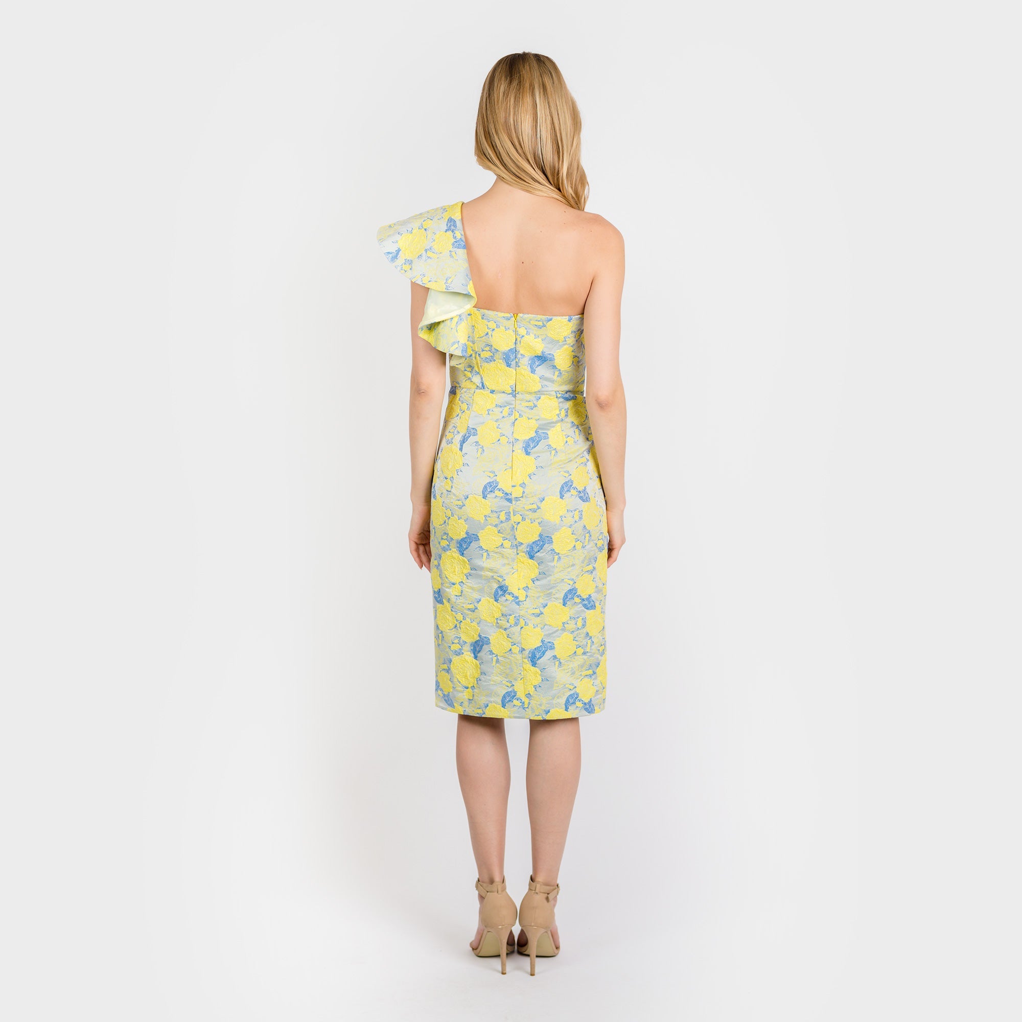 CN7187B Assymmetric Flounce Sheath - MaraFormigone