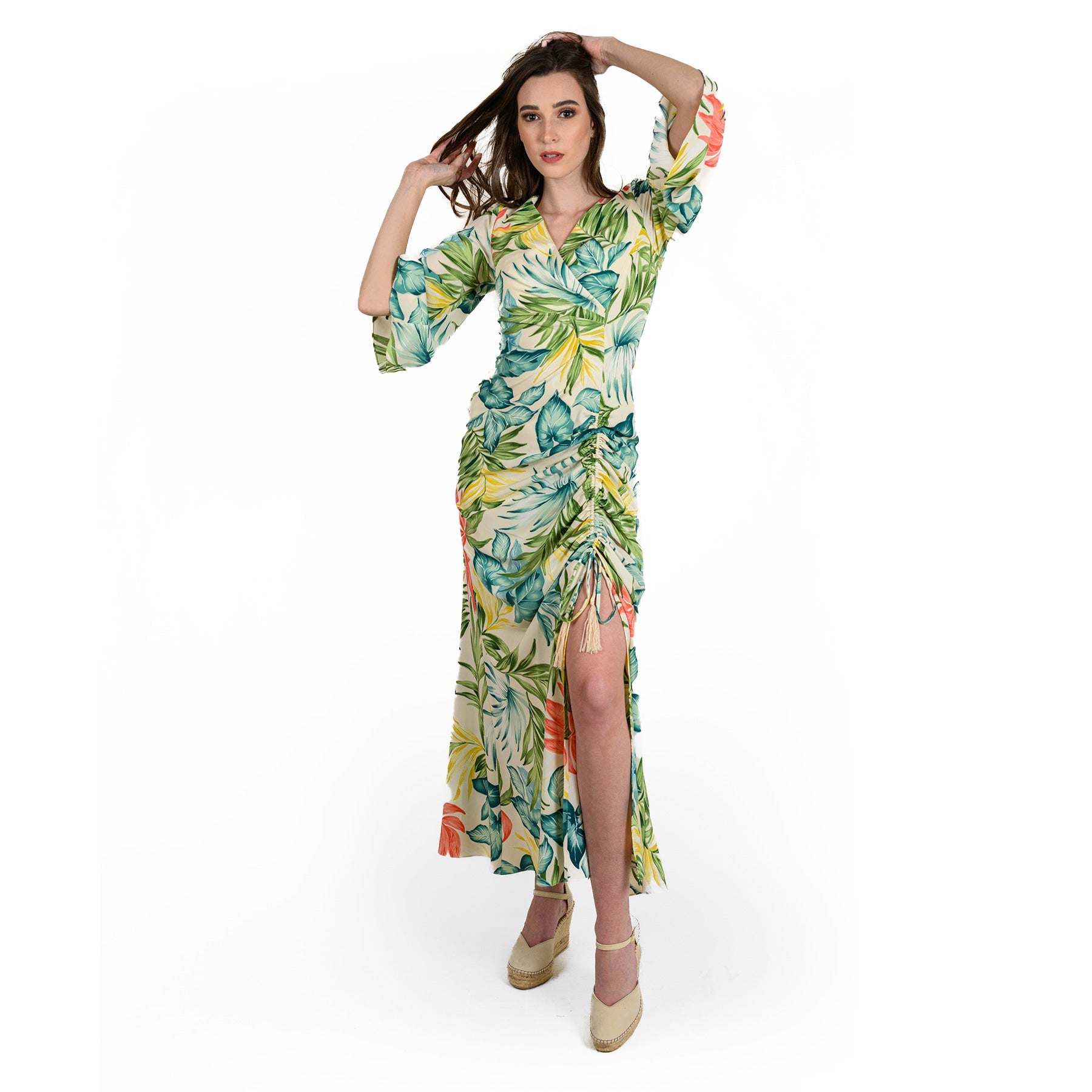 Rouched Side Maxi Dress - MaraFormigone