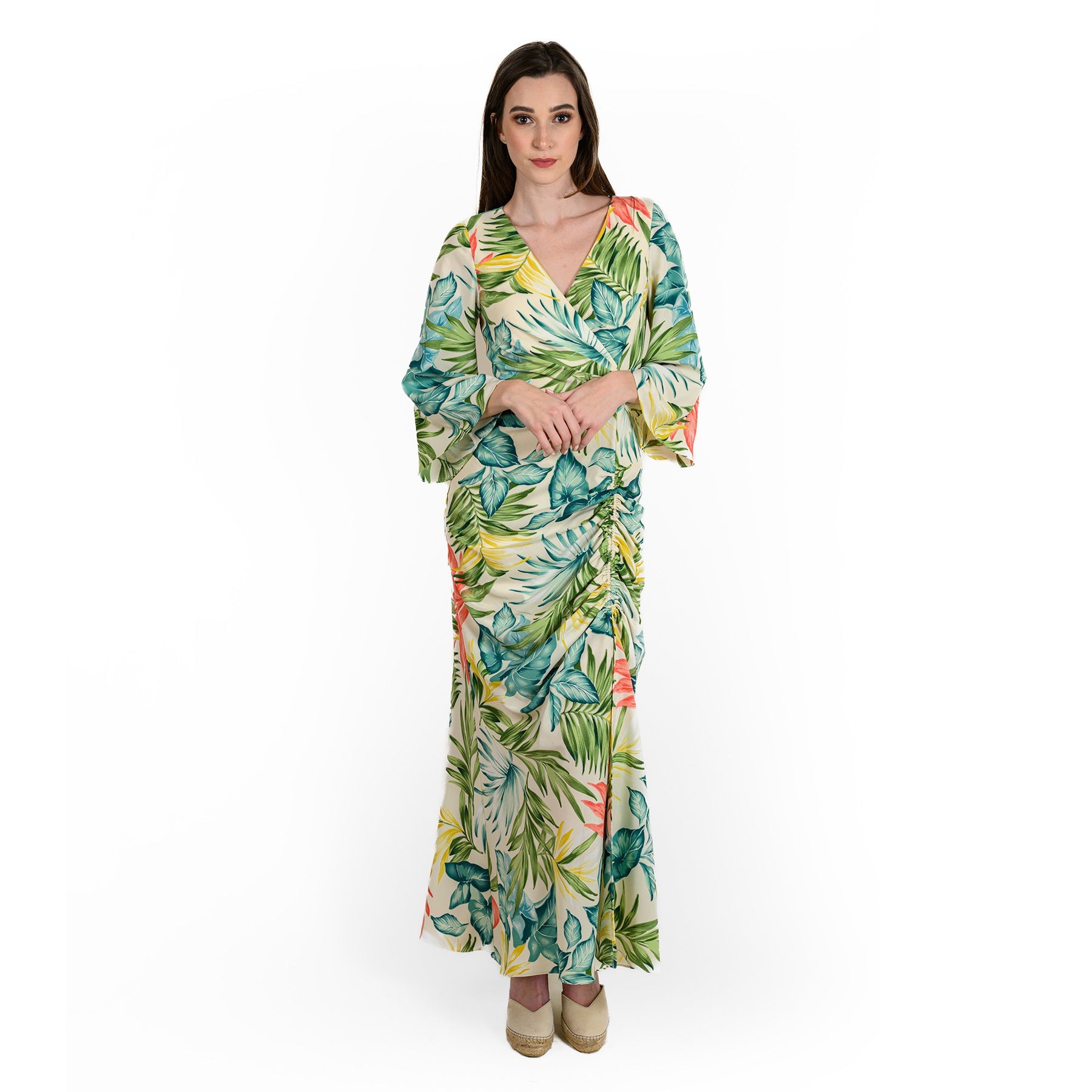 Rouched Side Maxi Dress - MaraFormigone