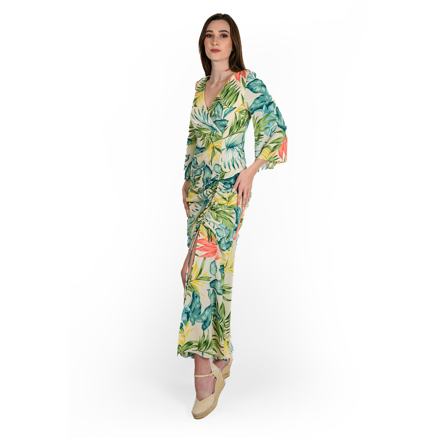 Rouched Side Maxi Dress - MaraFormigone