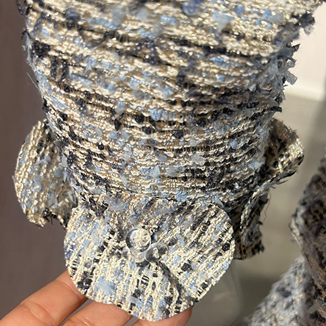 Florettes Applique Cropped Jacket_Ships April 15th - April 30th 2024 - MaraFormigone