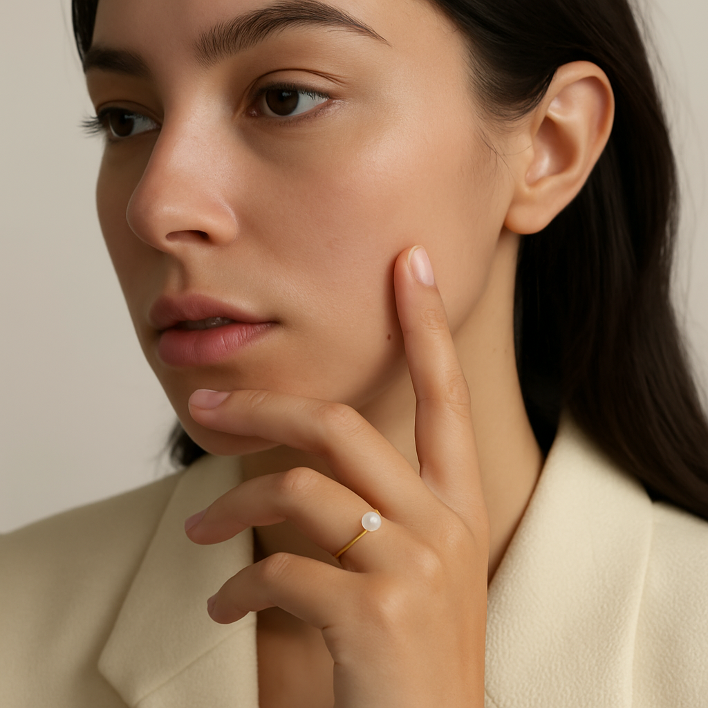 Valentina Gold Plated Freshwater Pearl Ring MaraFormigone
