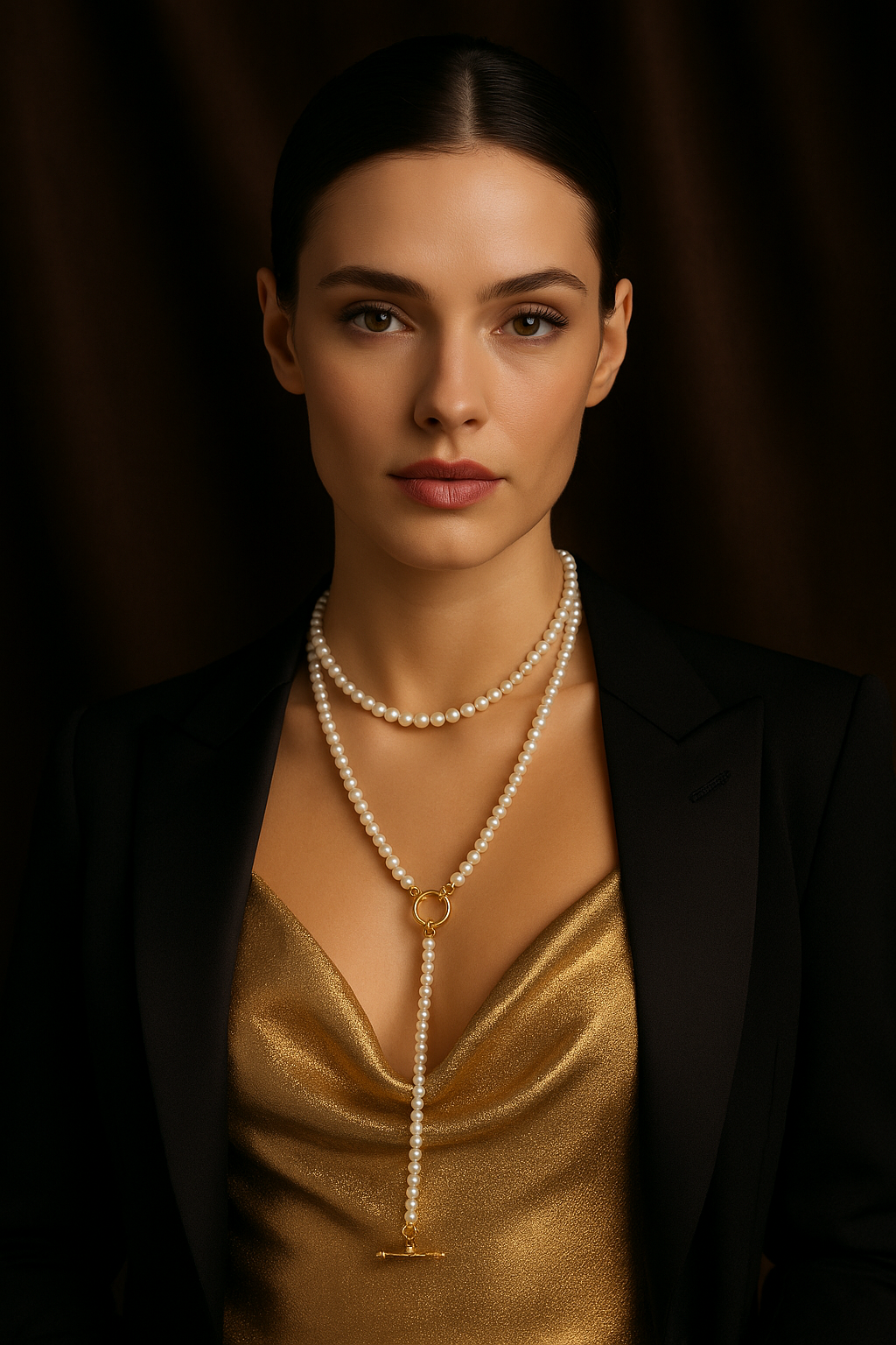 Suzana Elegant Freshwater Pearl Long Necklace 925 Silver MaraFormigone