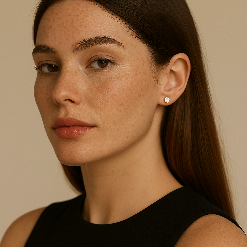 Gwenda Moissanite Stud Earrings MaraFormigone