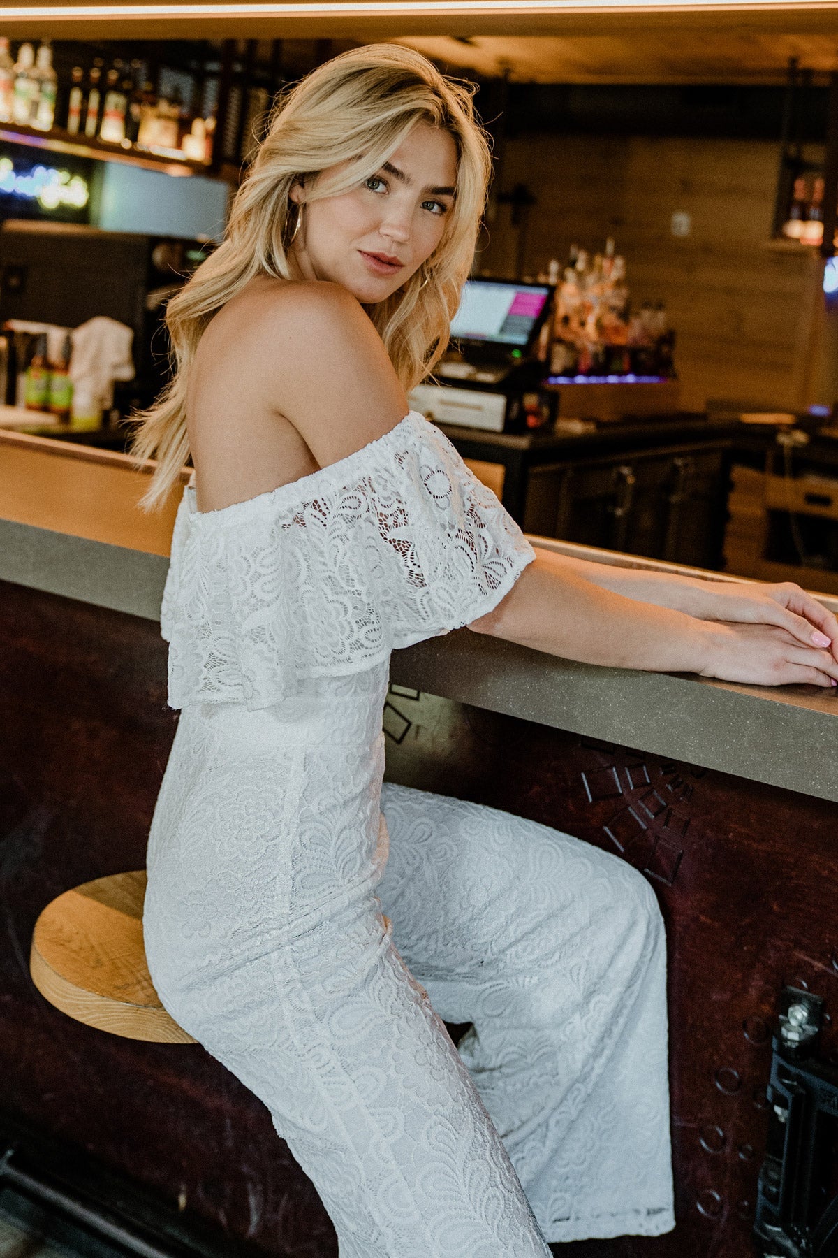 FATE INTERVENES WOVEN LACE JUMPSUIT - MaraFormigone