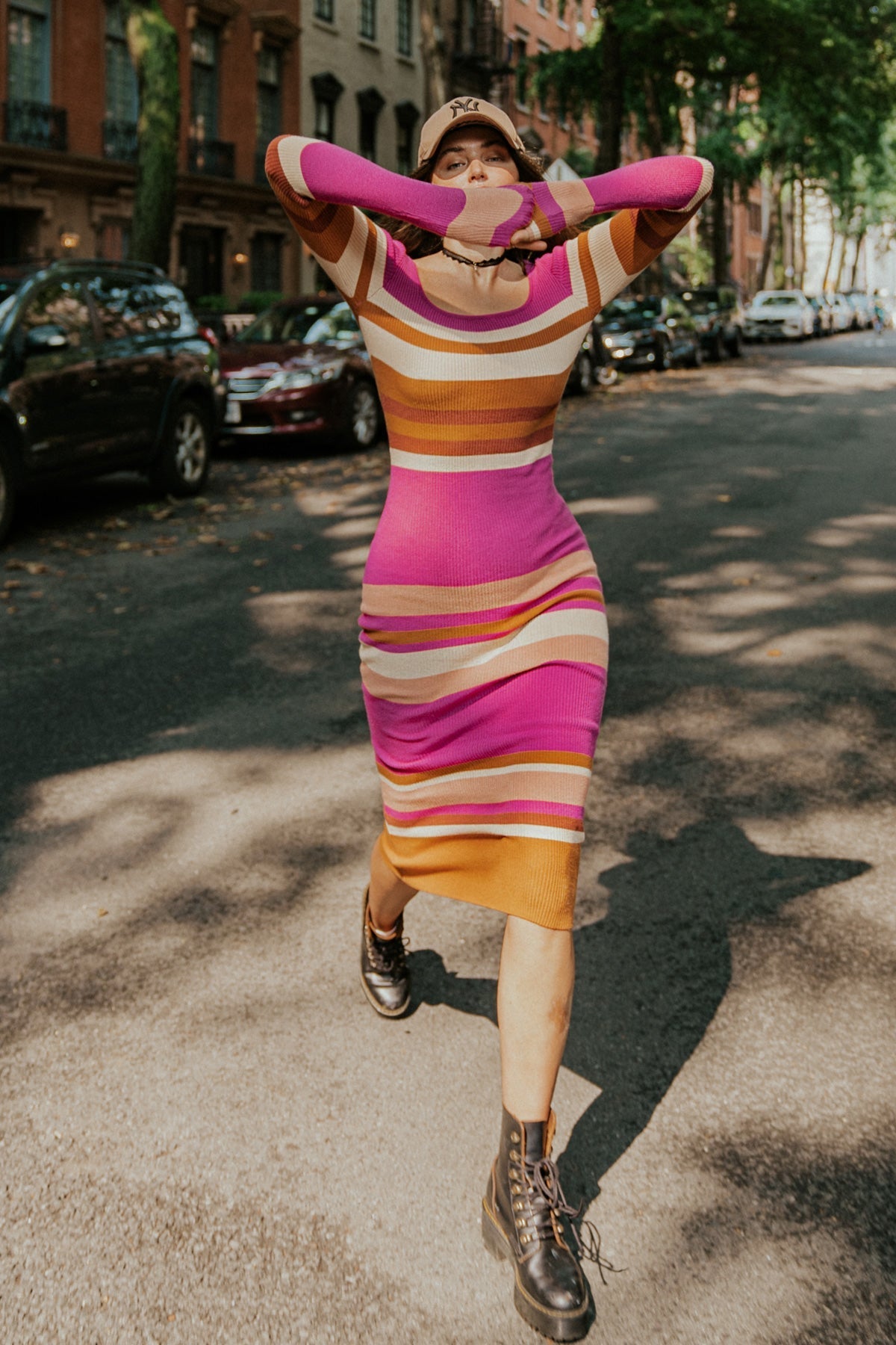 EVENING OF ELEGANCE SWEATER MIDI DRESS - MaraFormigone