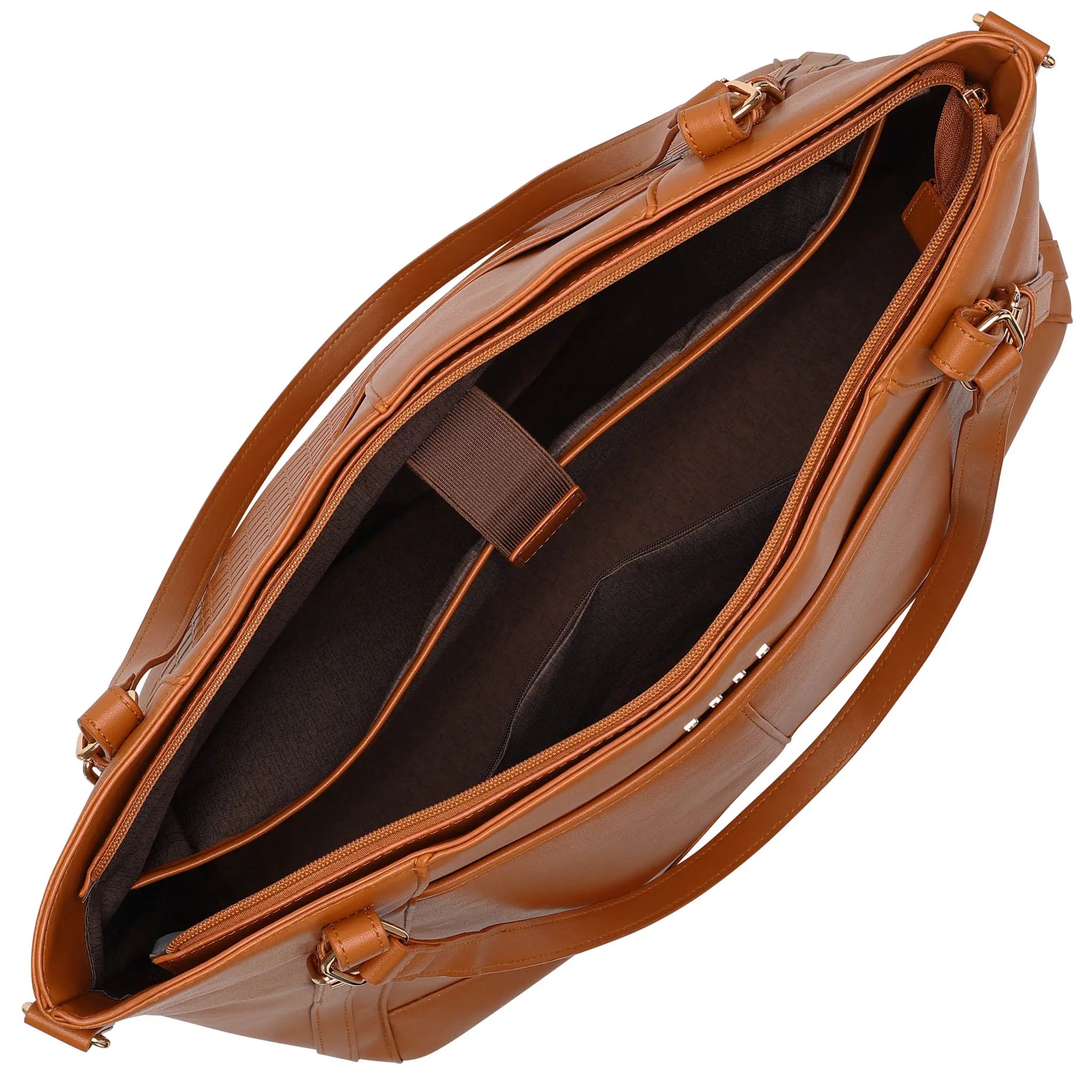 Leisure Luxe 33L Vegan Leather Weekender Tote Bag.