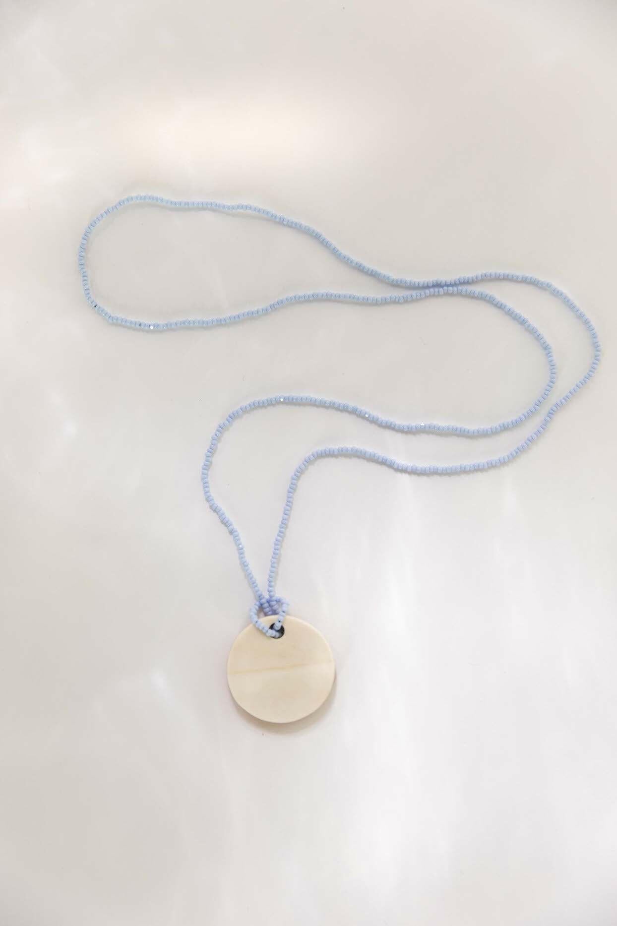 Bone Pendant Necklace.