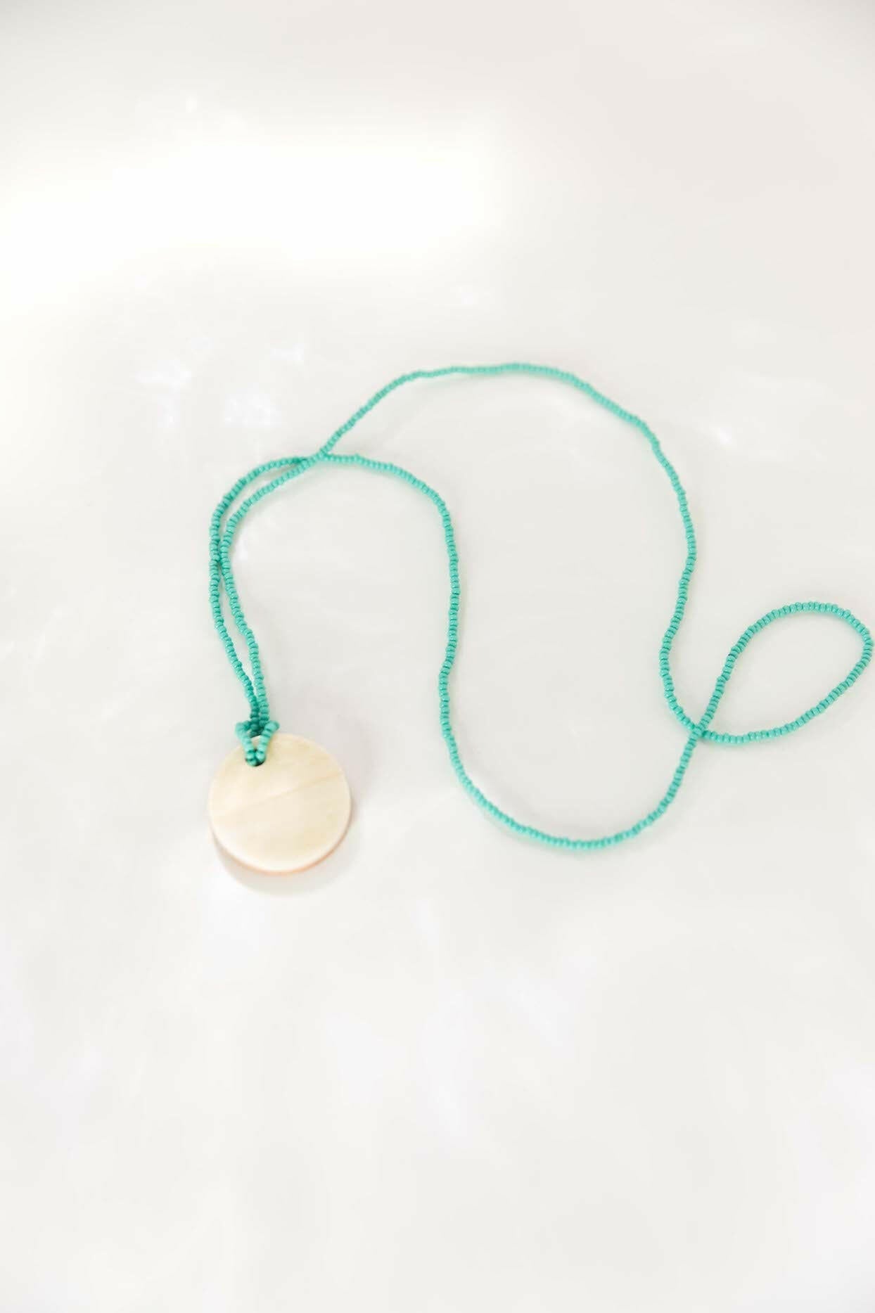Bone Pendant Necklace.