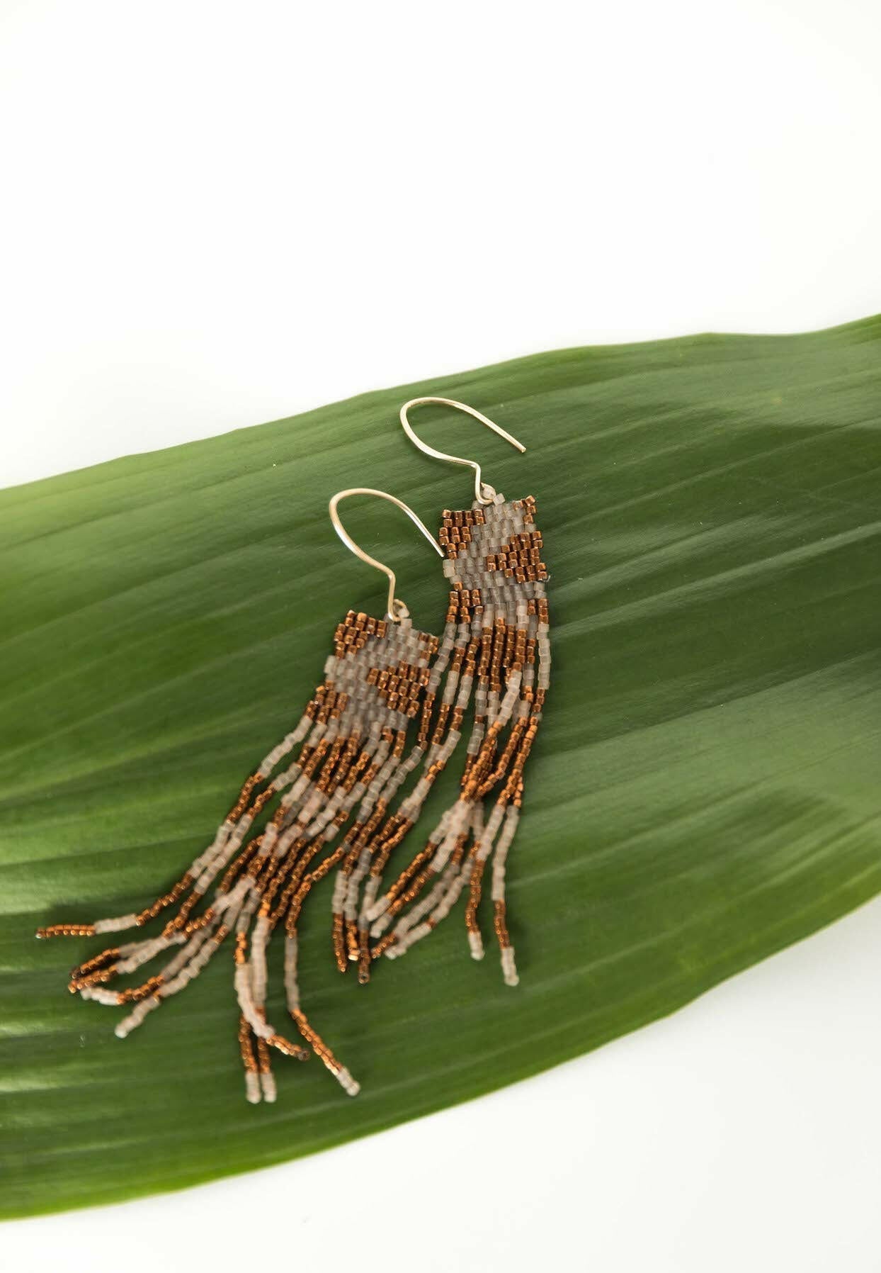 Tigresse Beaded Earrings.