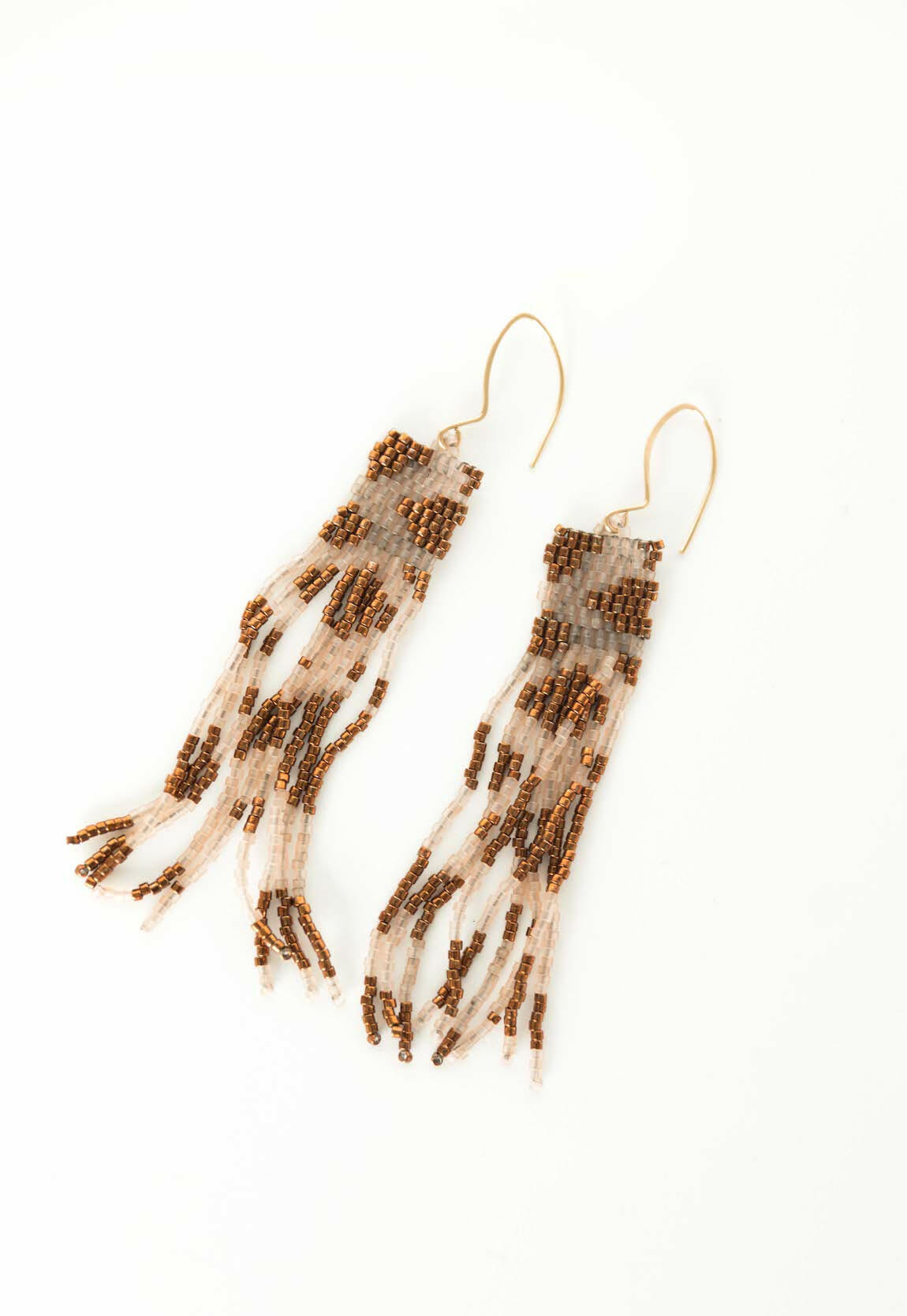 Tigresse Beaded Earrings.