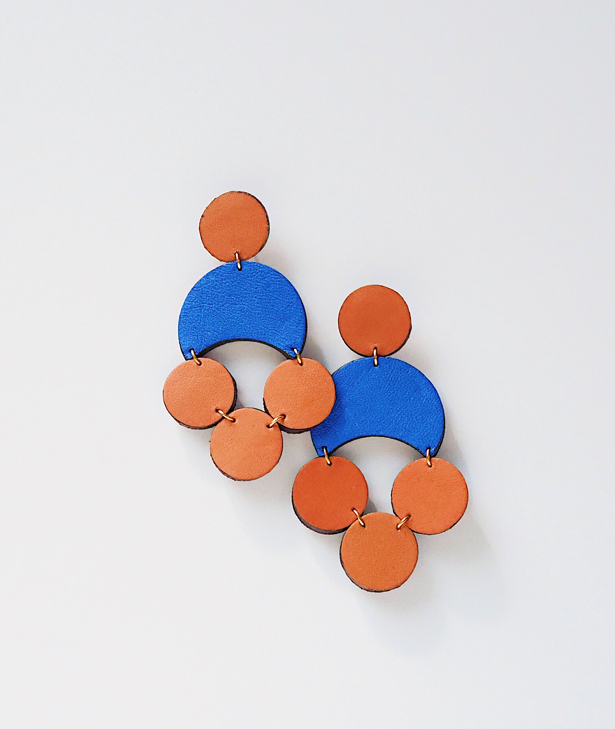 Kavakia Leather Earrings.