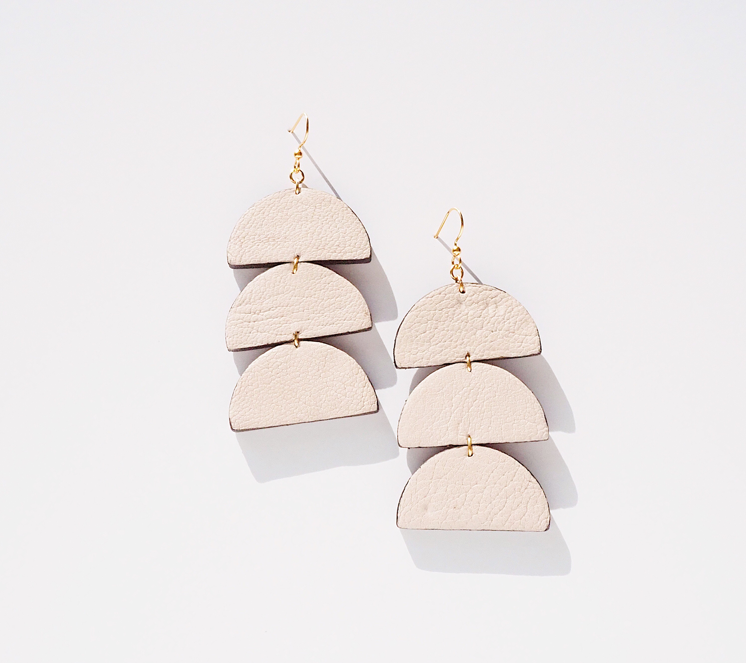 Gigi Leather Earrings.