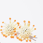 Beaded Sunburst Earring.