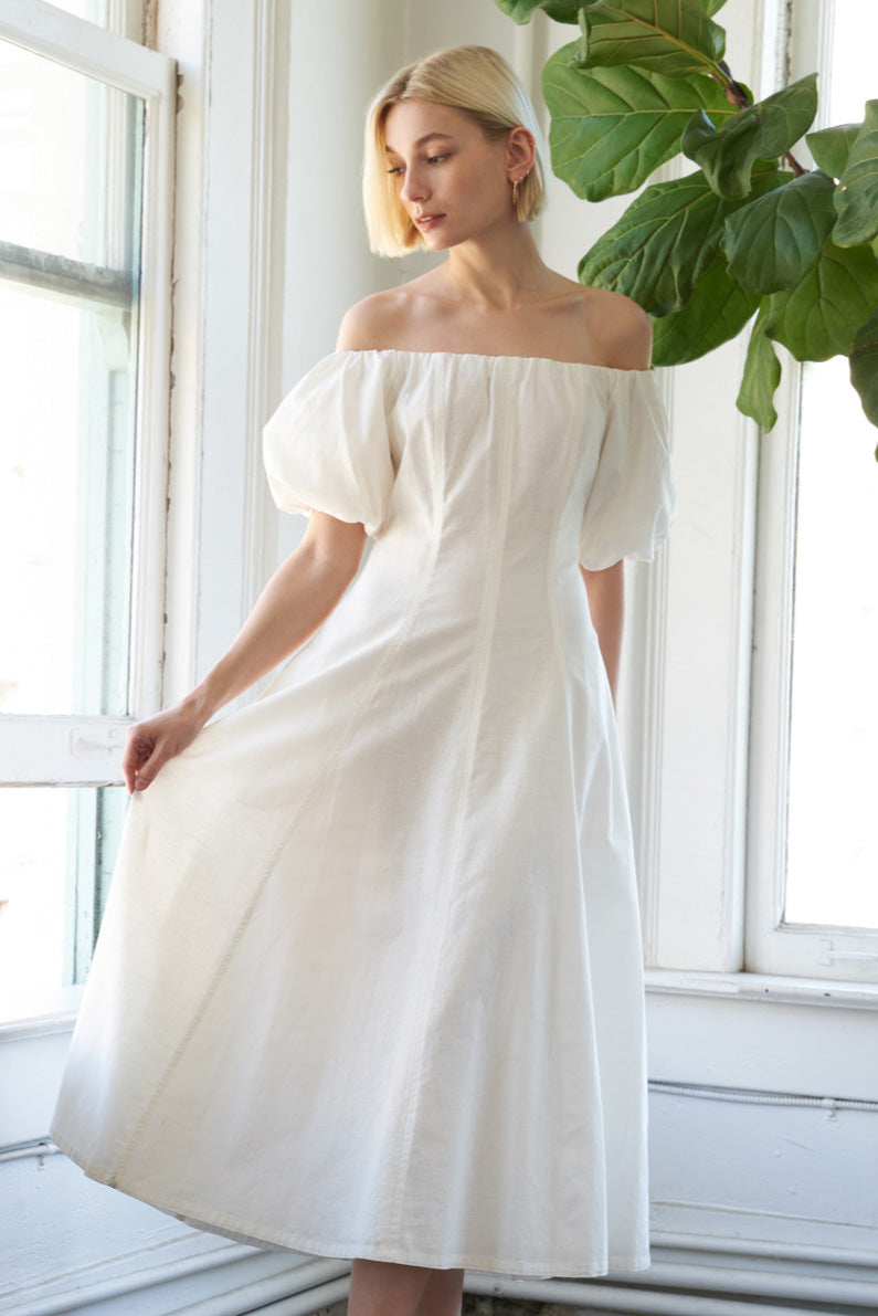 VESTIDO MIDI TEJIDO PROTEGIENDO MI PAZ