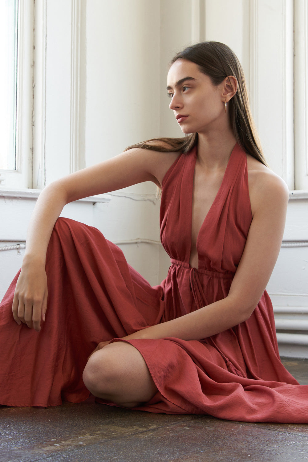 SHARE YOUR GLOW WOVEN MAXI DRESS - MaraFormigone