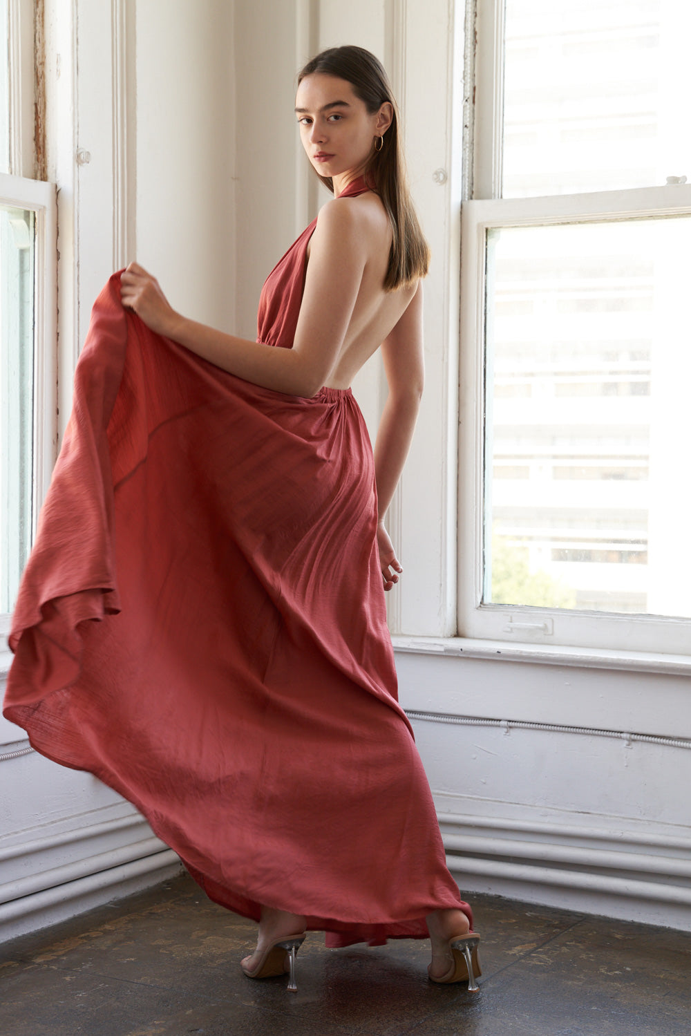 SHARE YOUR GLOW WOVEN MAXI DRESS - MaraFormigone