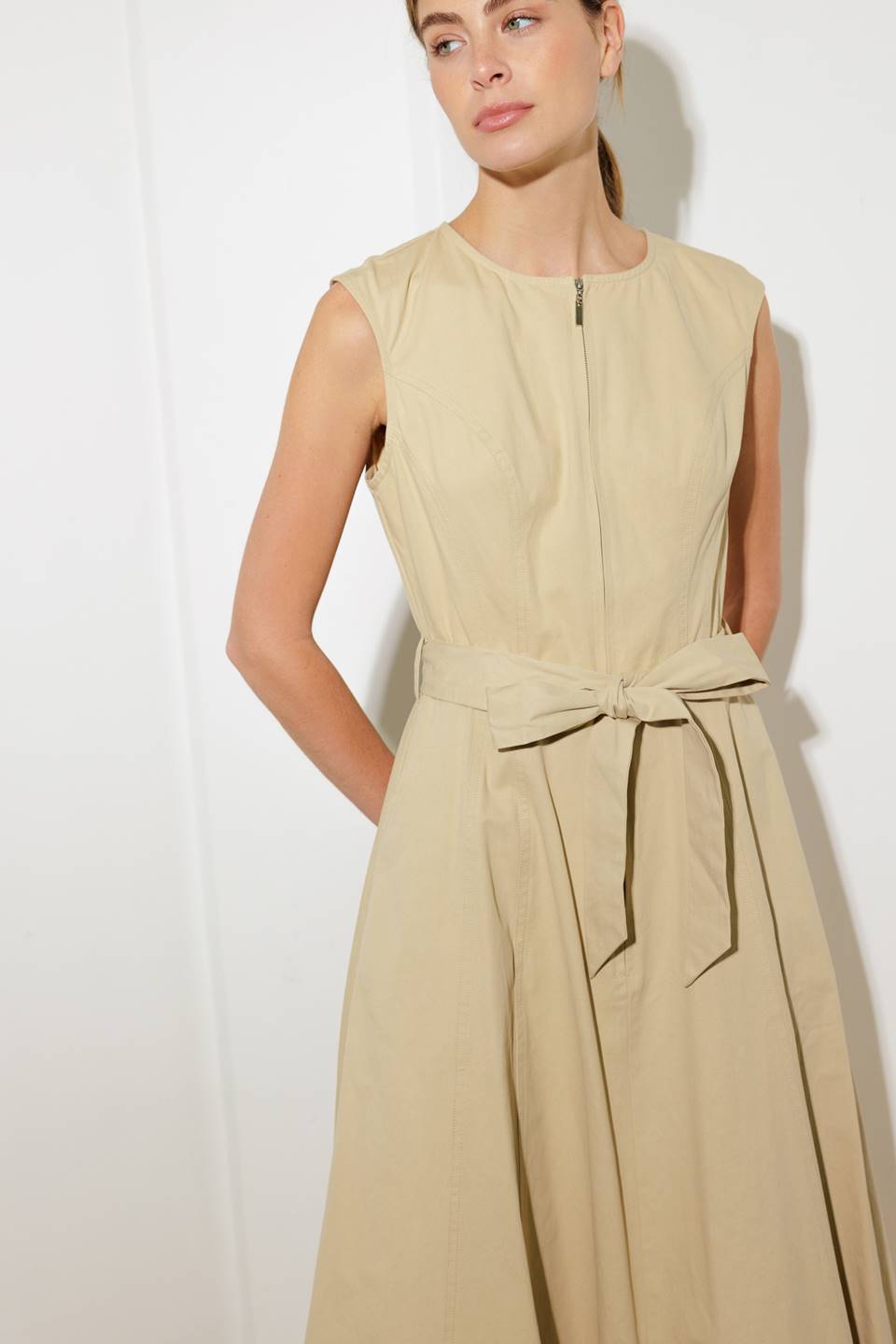 DELICATE DREAMS WOVEN MIDI DRESS - MaraFormigone