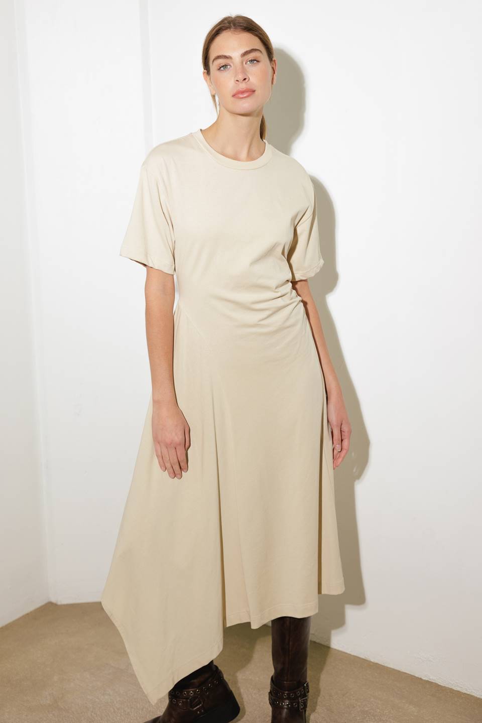 VESTIDO MIDI DE PUNTO RIGHT ON CUE